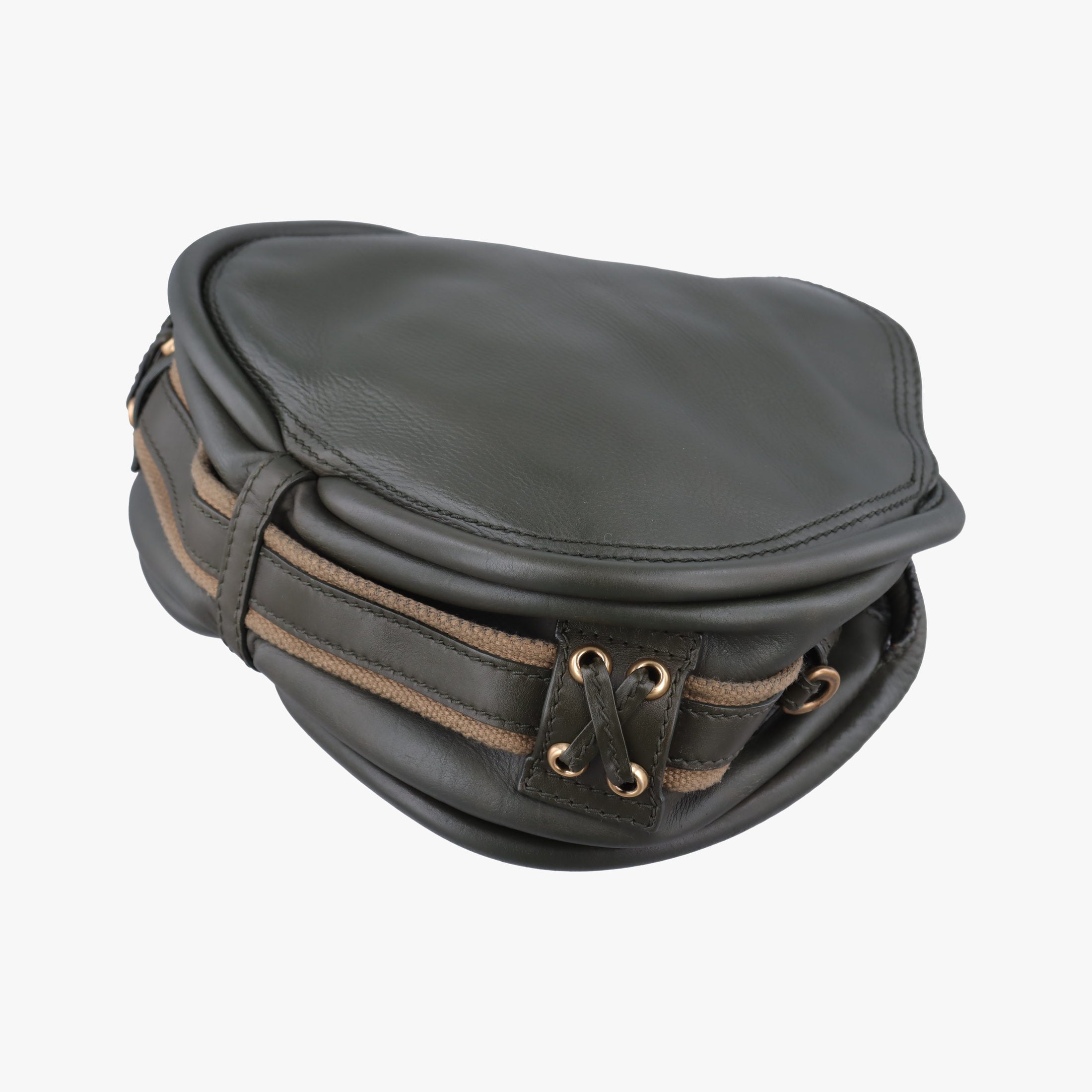 Lattice Messenger Green leather 13-MA-0150ラティスメッセンジャー グリーン レザー 13-MA-0150