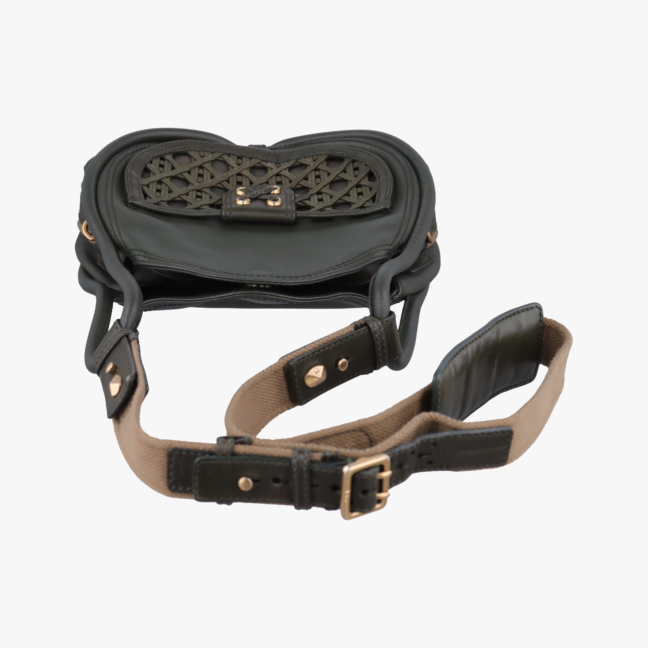 Lattice Messenger Green leather 13-MA-0150ラティスメッセンジャー グリーン レザー 13-MA-0150