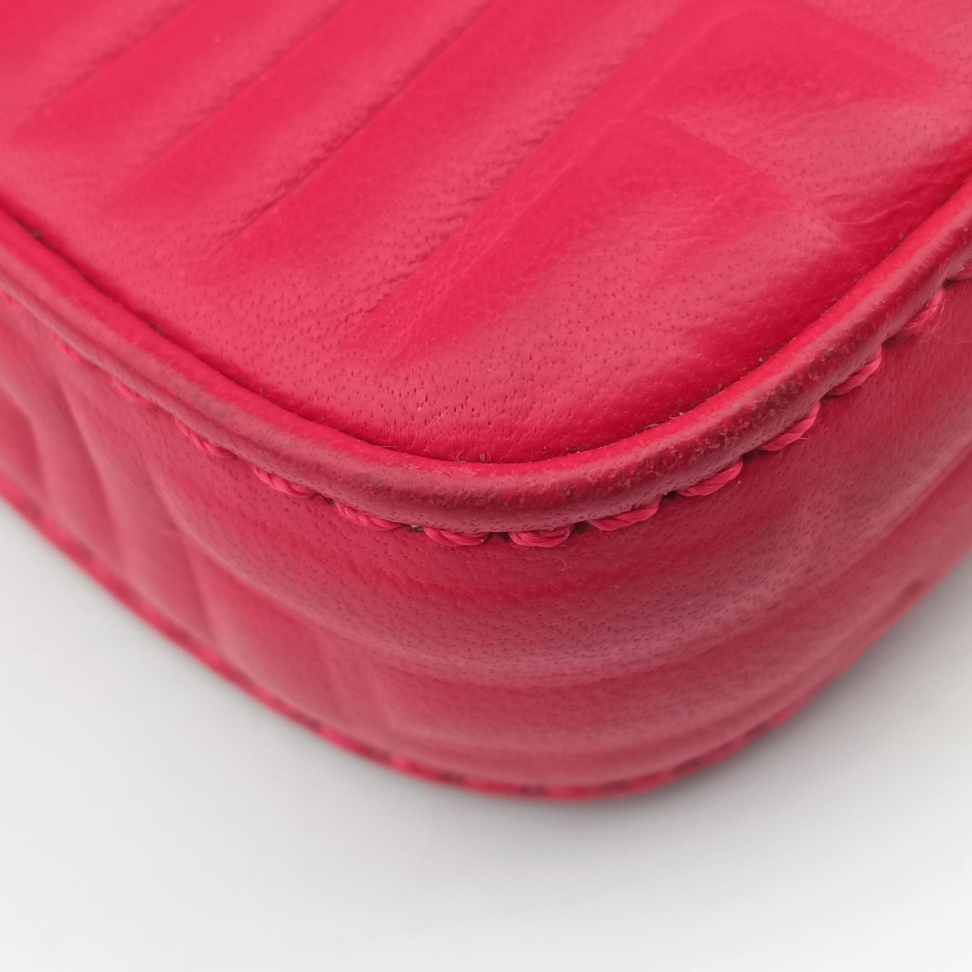 BAGUETTE Red Leather 8BK060 2415-8BK060-YME-088マンマバケット レッド レザー 8BK060 2415-8BK060-YME-088