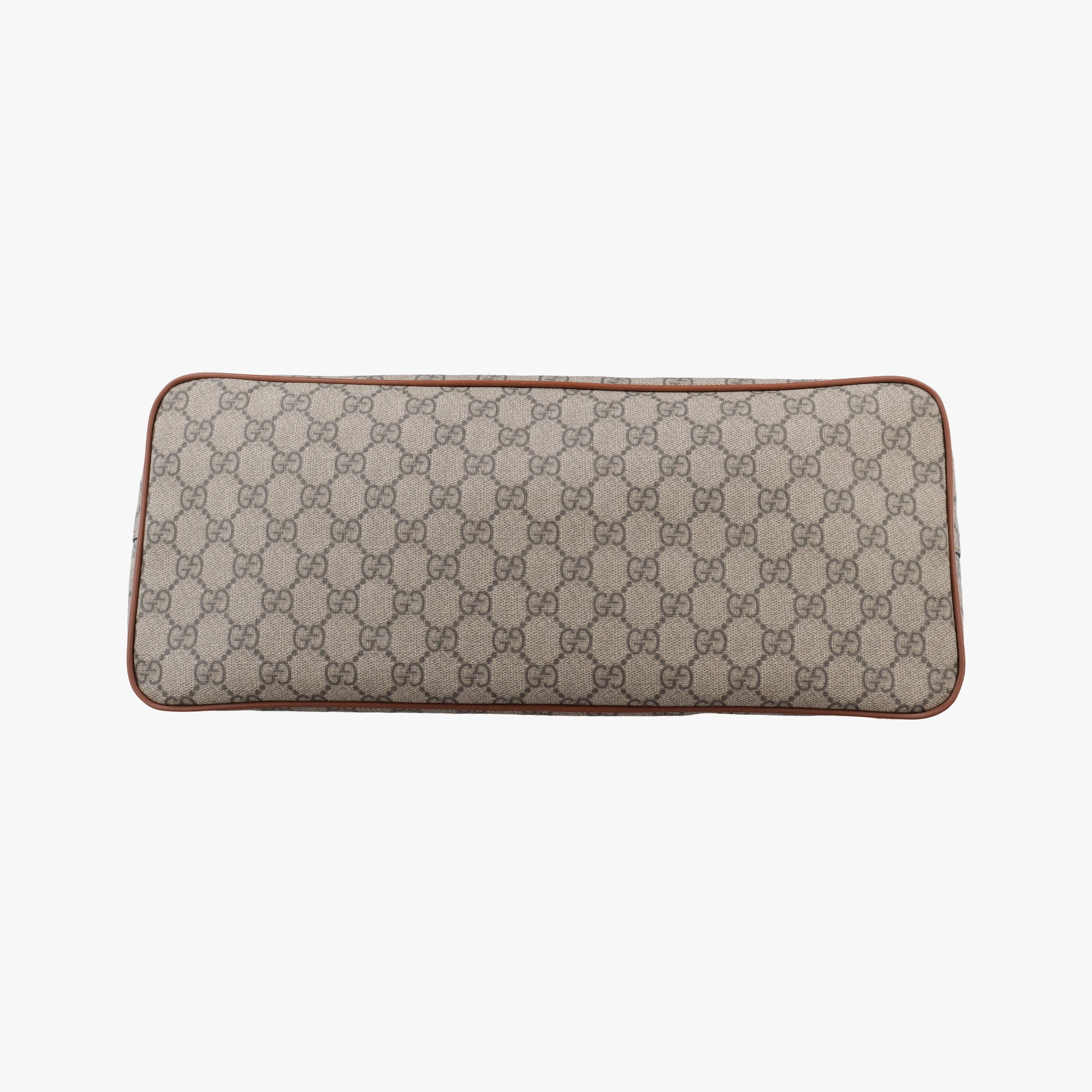GG Supreme Brown × Beige PVC coated canvas×Leather 453705 A020897152GGスプリーム ブラウン×ベージュ PVCコーティングキャンバス×レザー 453705 A020897152