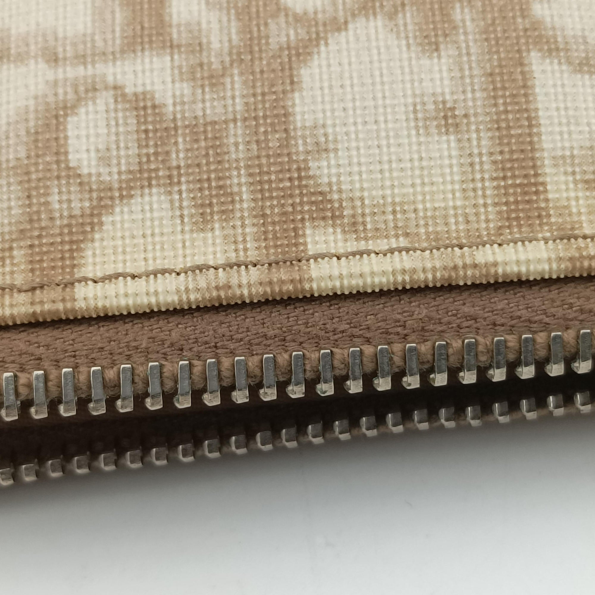 Saddle Beige PVC Coated Canvas Floral Embroidery MC 0055サドル ベージュ PVCコーティングキャンバス 花刺繍 MC 0055