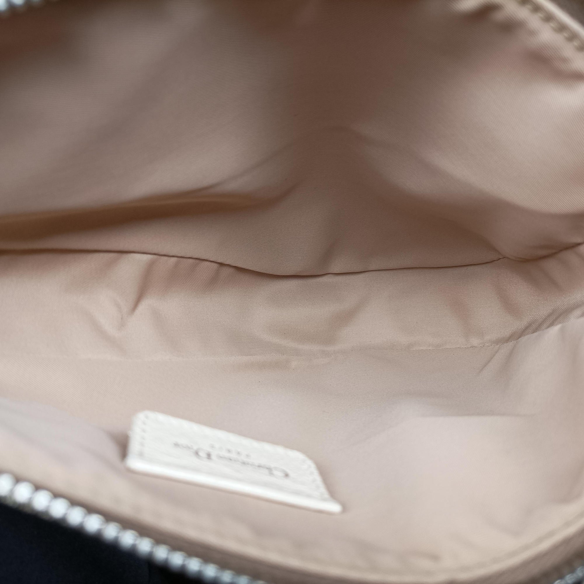 Saddle Beige PVC Coated Canvas Floral Embroidery MC 0055サドル ベージュ PVCコーティングキャンバス 花刺繍 MC 0055