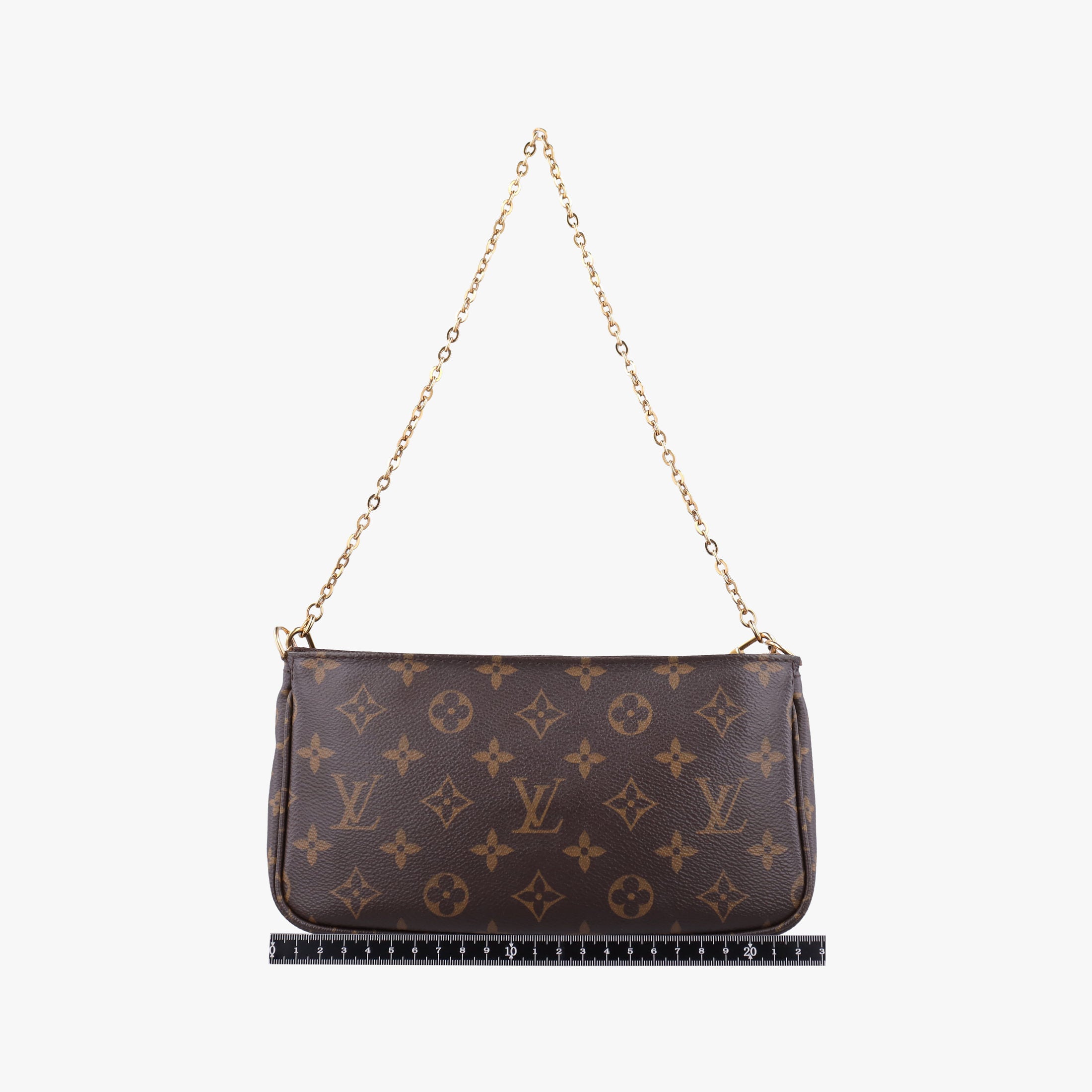 MULTI POCHETTE ACCESSOIRES Brown × Khaki Monogram Canvas M44840 TA5220 IC Chipミュルティポシェットアクセソワール モノグラム/ブラウン×カーキ モノグラムキャンバス M44840 TA5220 ICチップ