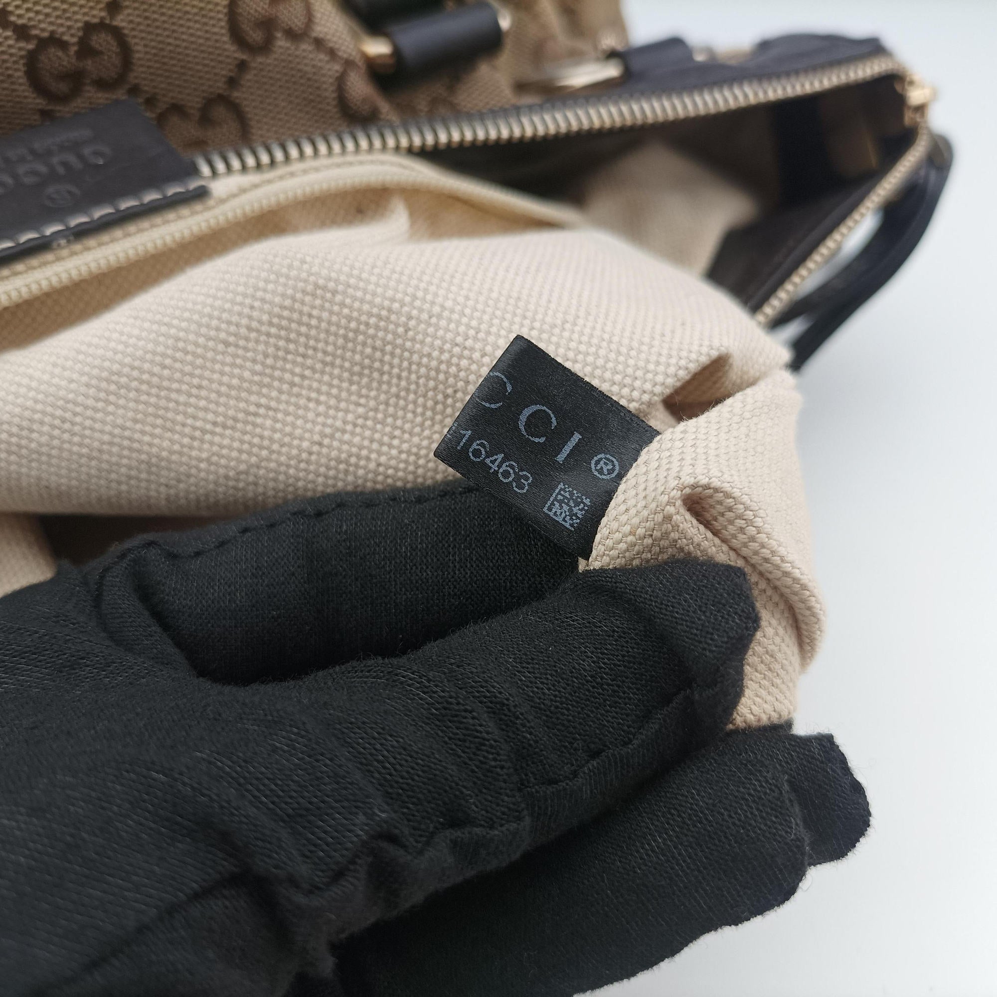 Sukey Beige × Dark Brown canvas×leather 247902 C013416463スーキー ベージュ×ダークブラウン キャンバス×レザー 247902 C013416463