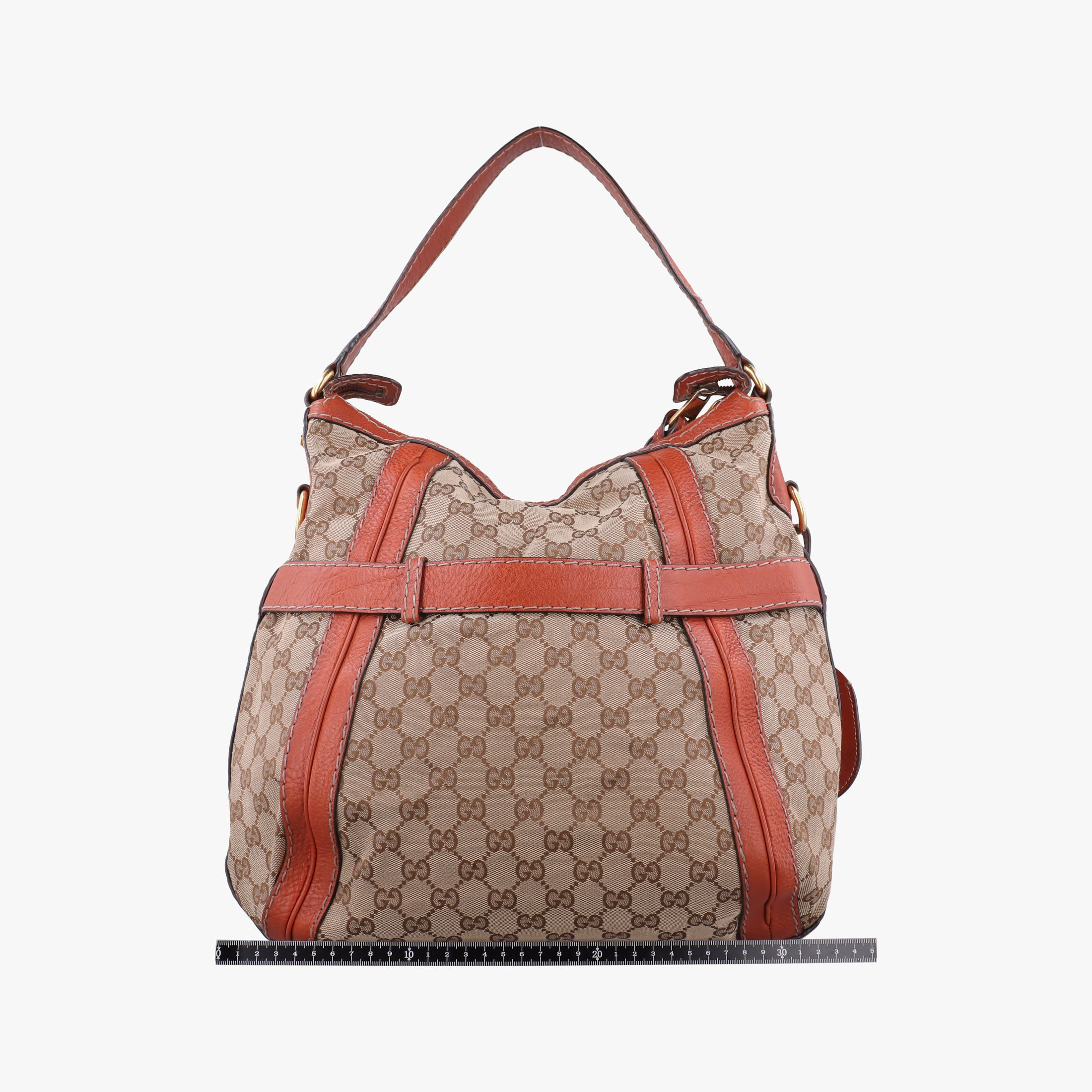 GG Running Beige×orange canvas×leather 247185 B8710370ジージーランニング ベージュ x オレンジ キャンバス×レザー 247185 B8710370