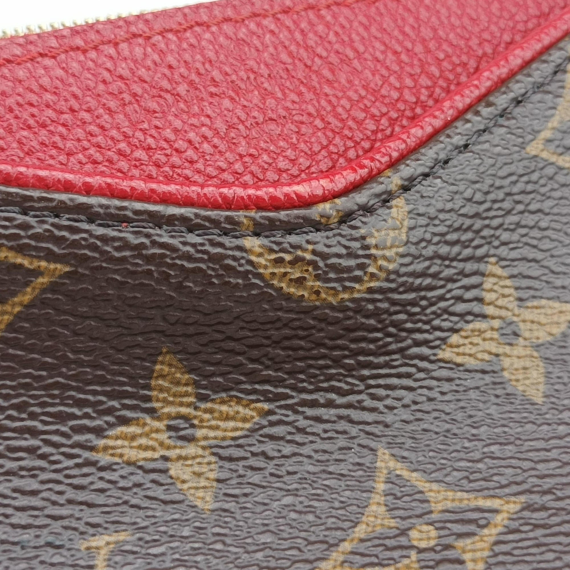 PALLAS Clutch brown×CERISE Monogram Canvas×calf leather M41638 GI0187パラス クラッチ モノグラム/ブラウン×スリーズ モノグラムキャンバス×カーフレザー M41638 GI0187