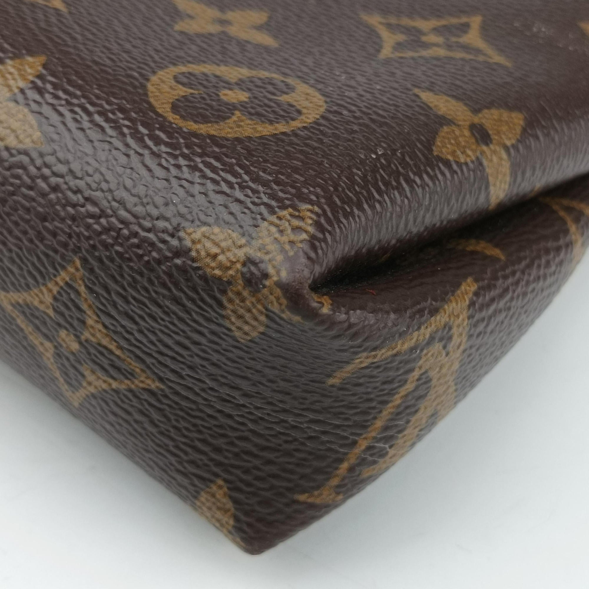 PALLAS Clutch brown×CERISE Monogram Canvas×calf leather M41638 GI0187パラス クラッチ モノグラム/ブラウン×スリーズ モノグラムキャンバス×カーフレザー M41638 GI0187