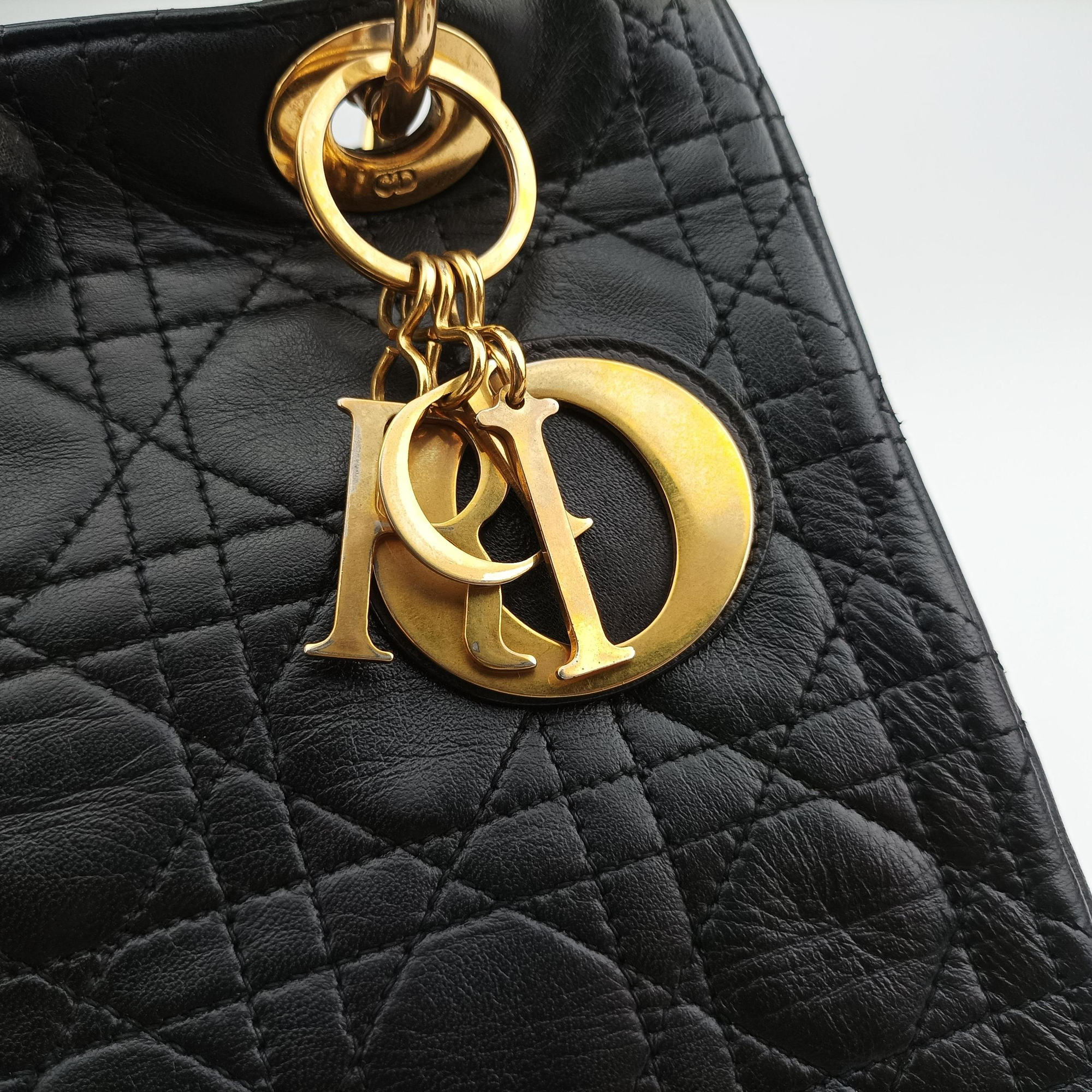 Lady Dior Black lambskin MA-0917レディディオール ブラック ラムスキン MA-0917
