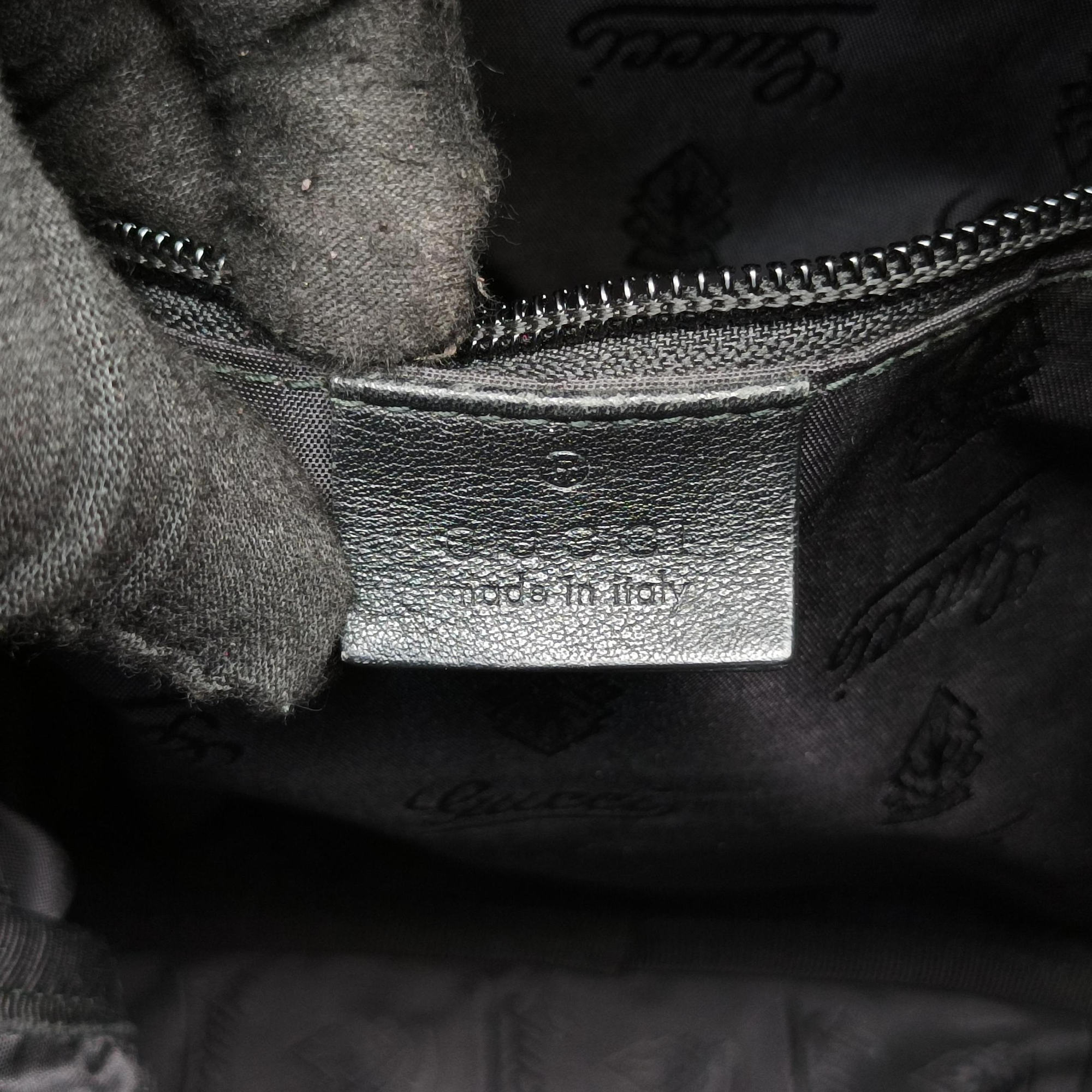 GG Imprime Messenger Black Leather 201448 B015835471GGインプリメ メッセンジャー ブラック レザー 201448 B015835471
