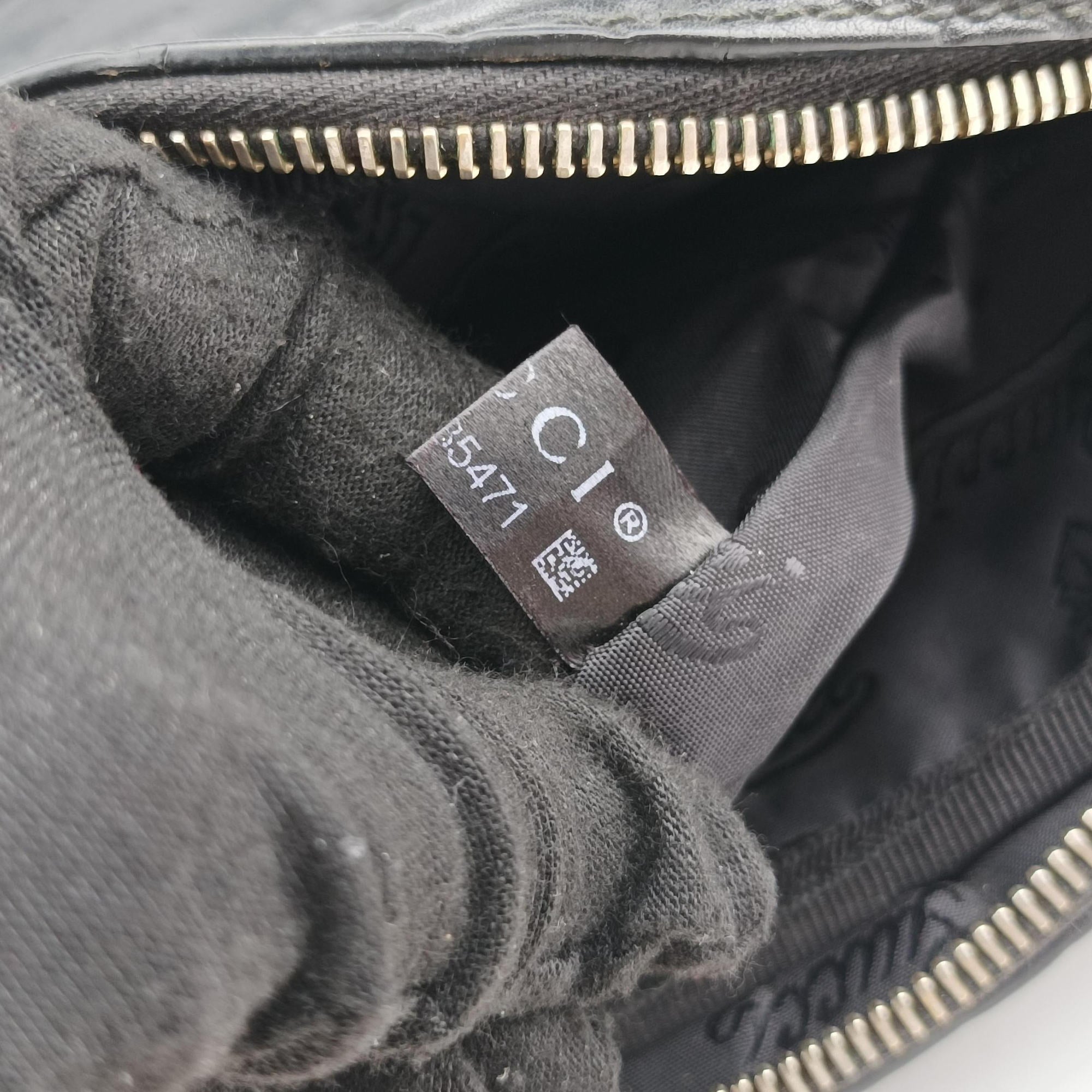GG Imprime Messenger Black Leather 201448 B015835471GGインプリメ メッセンジャー ブラック レザー 201448 B015835471