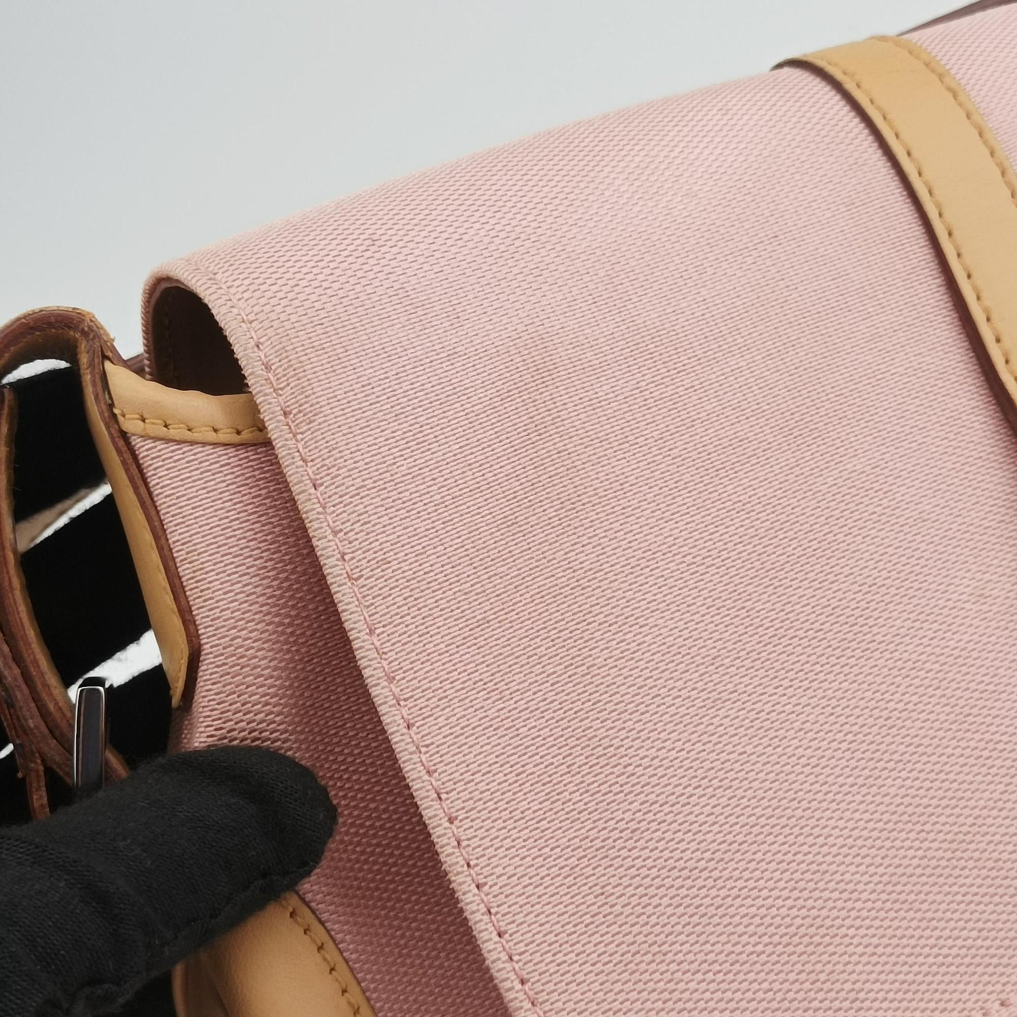 Jackie Brown × Pink Canvas × Leather 001 38 ジャッキー ブラウン × ピンク キャンバス×レザー 001 38