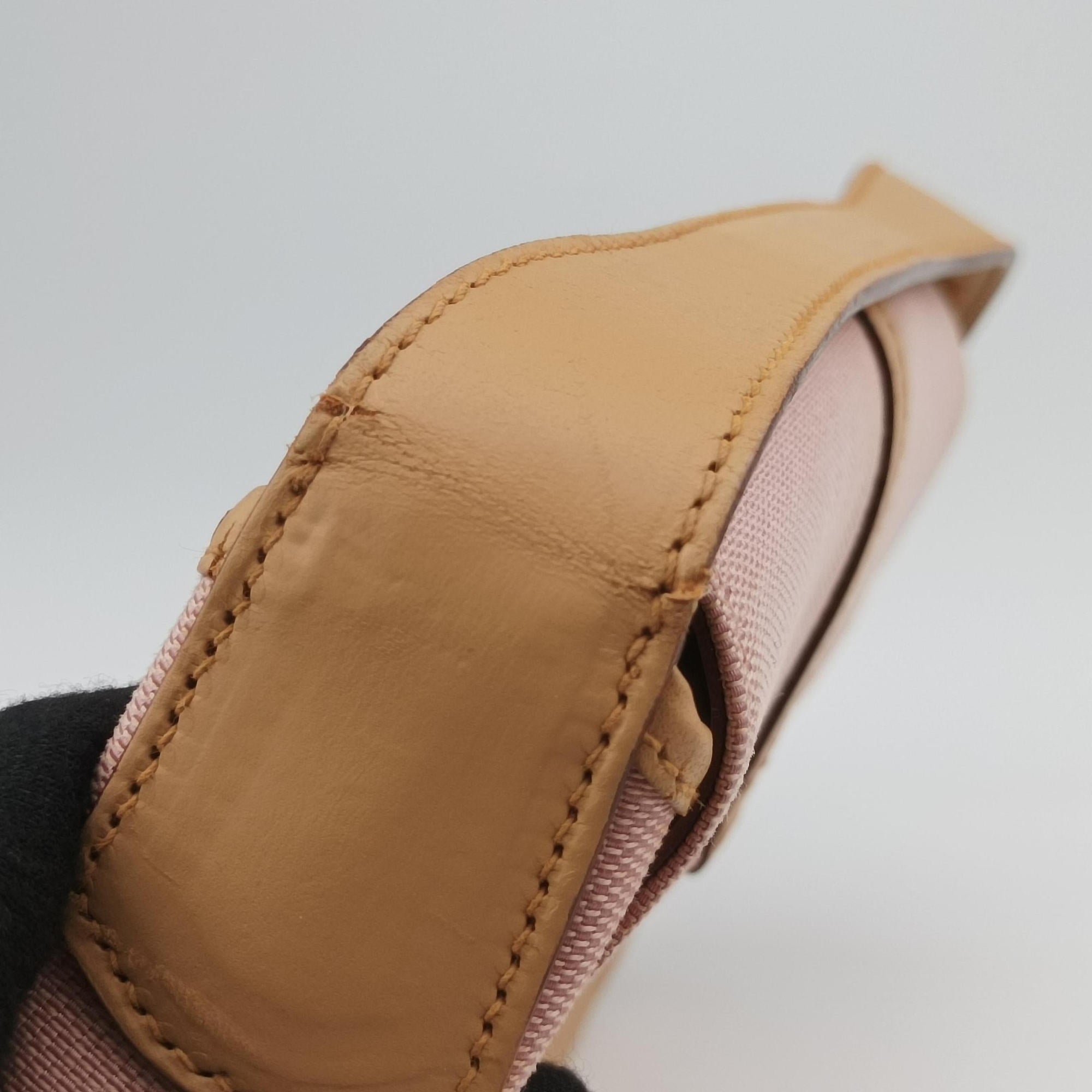 Jackie Brown × Pink Canvas × Leather 001 38 ジャッキー ブラウン × ピンク キャンバス×レザー 001 38