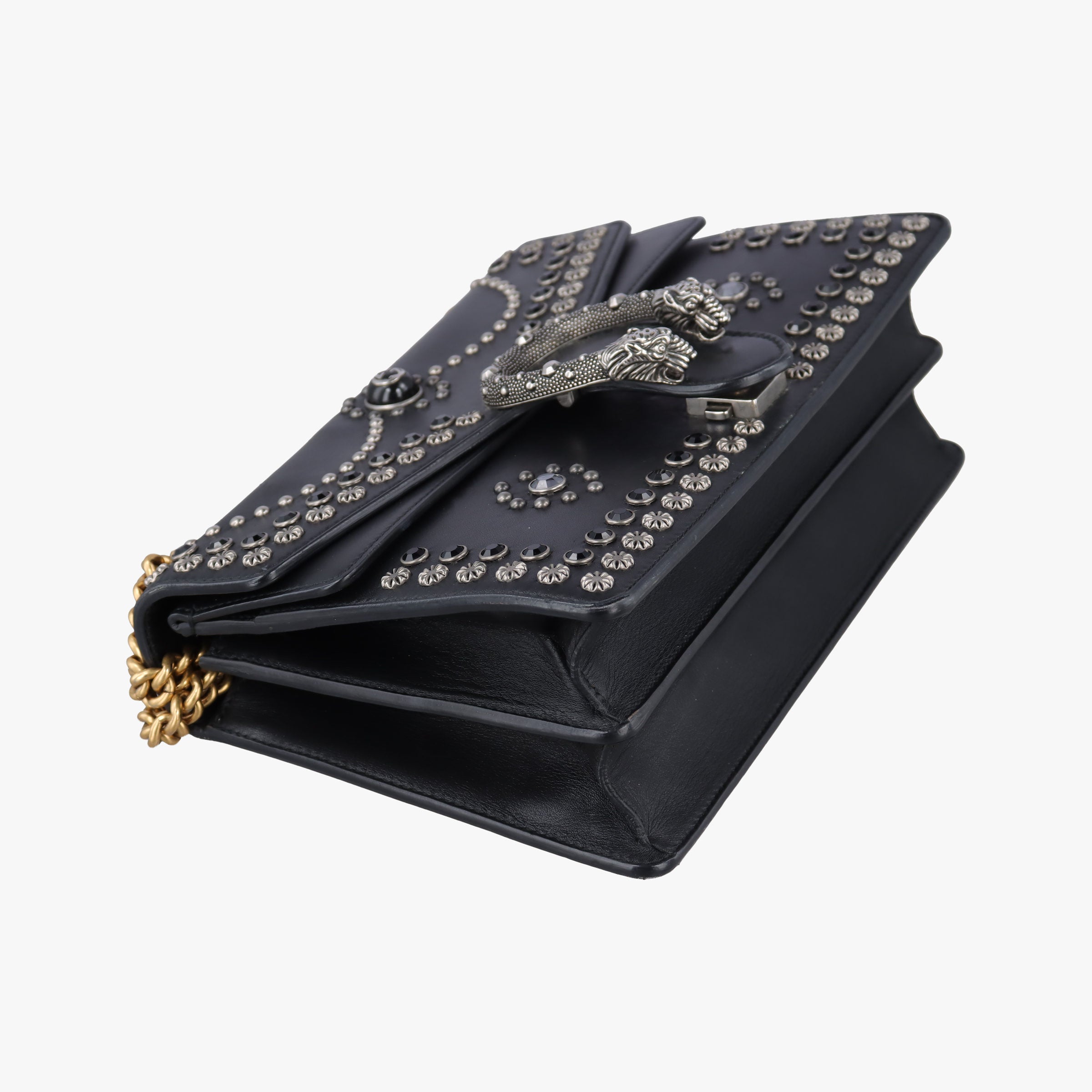 Dionysus Black Leather 400249 G021267669ディオニュソス ブラック レザー 400249 G021267669