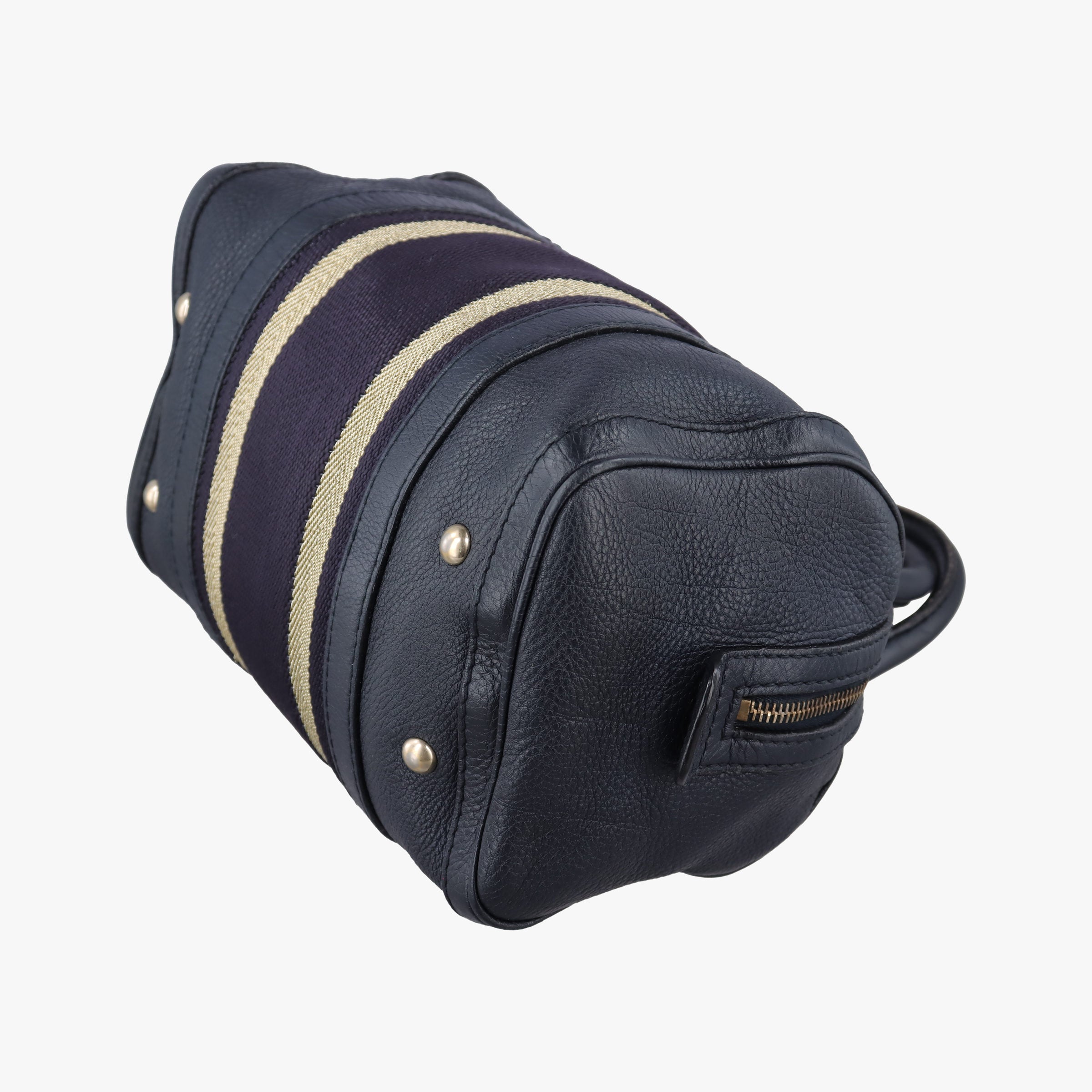 Sherry Line navy Leather 269876 E010583046シェリーライン ネイビー レザー 269876 E010583046