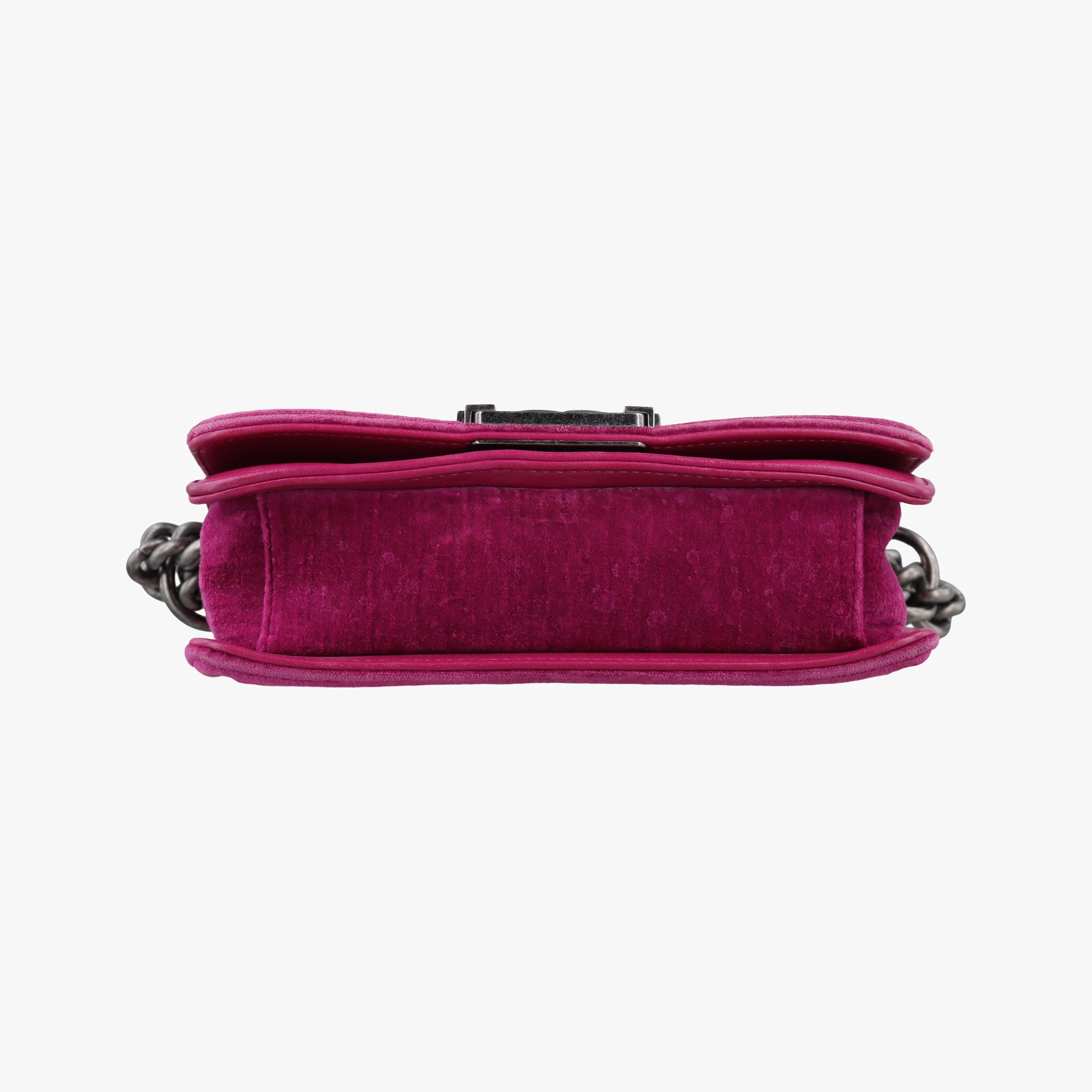 BOY CHANEL Rose velour A67416 17318101ボーイシャネル ローズ レッド ベロア A67416 17318101