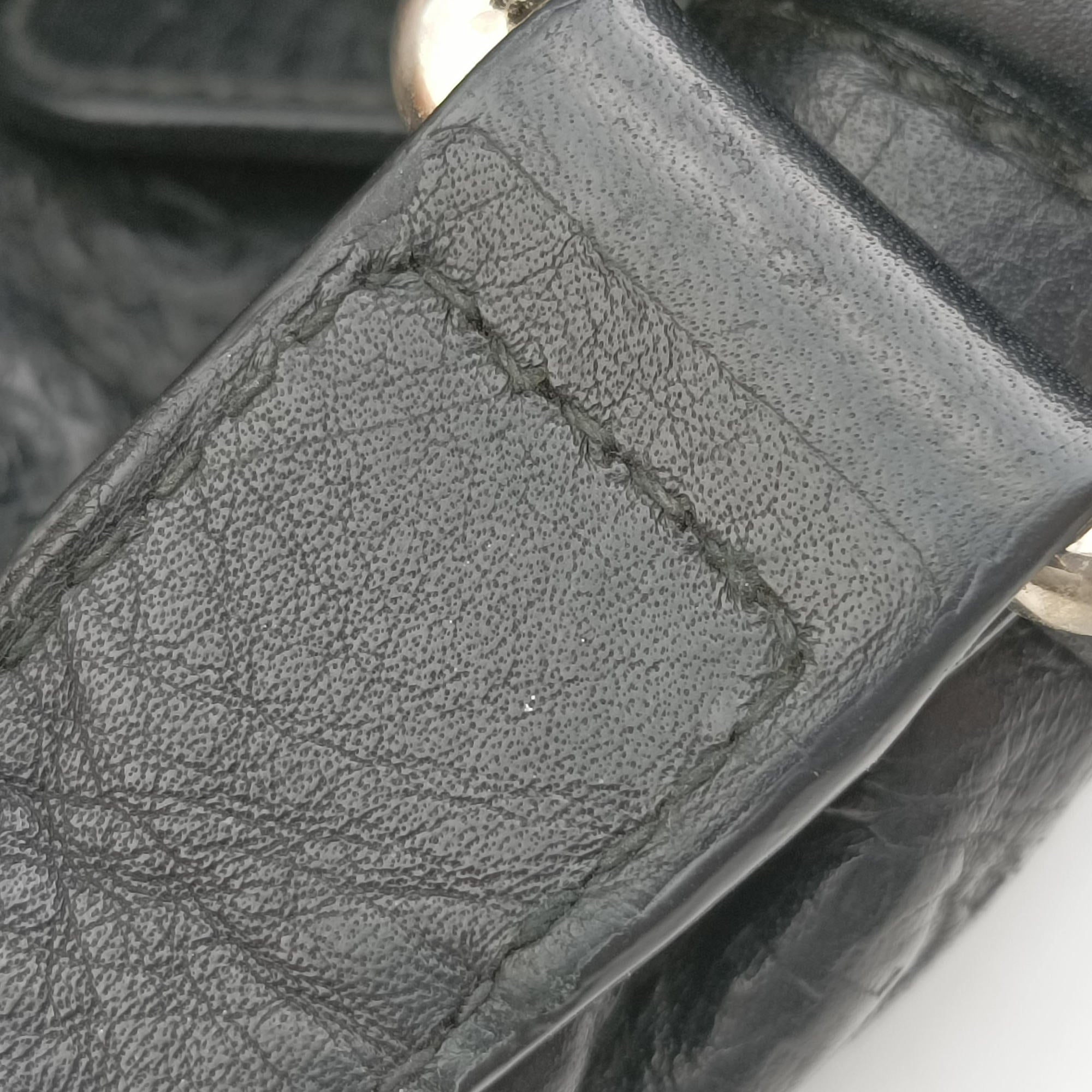 GG Imprime Messenger Black Leather 201448 Lot number unknownGGインプリメ メッセンジャー ブラック レザー 201448 製番不明