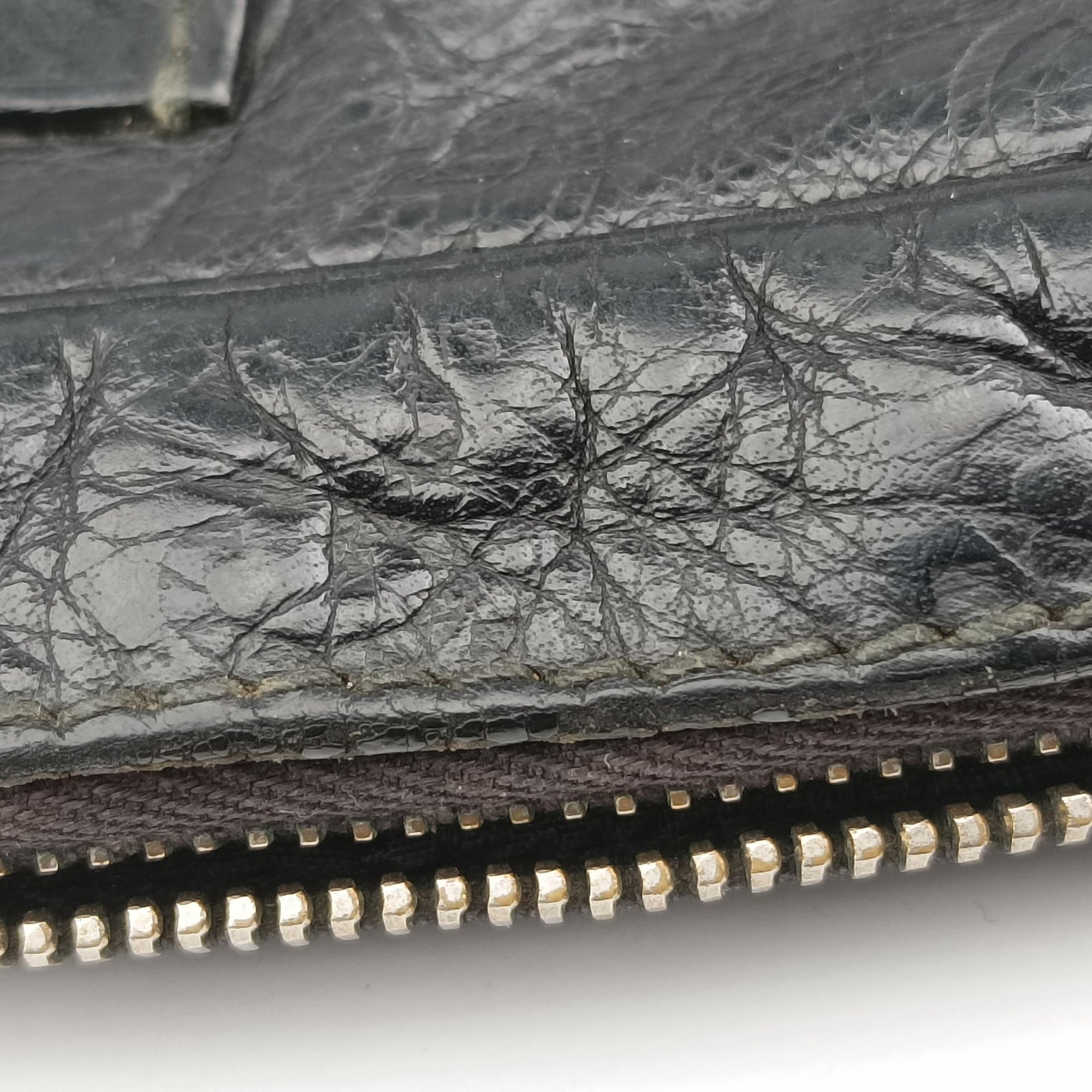 GG Imprime Messenger Black Leather 201448 Lot number unknownGGインプリメ メッセンジャー ブラック レザー 201448 製番不明