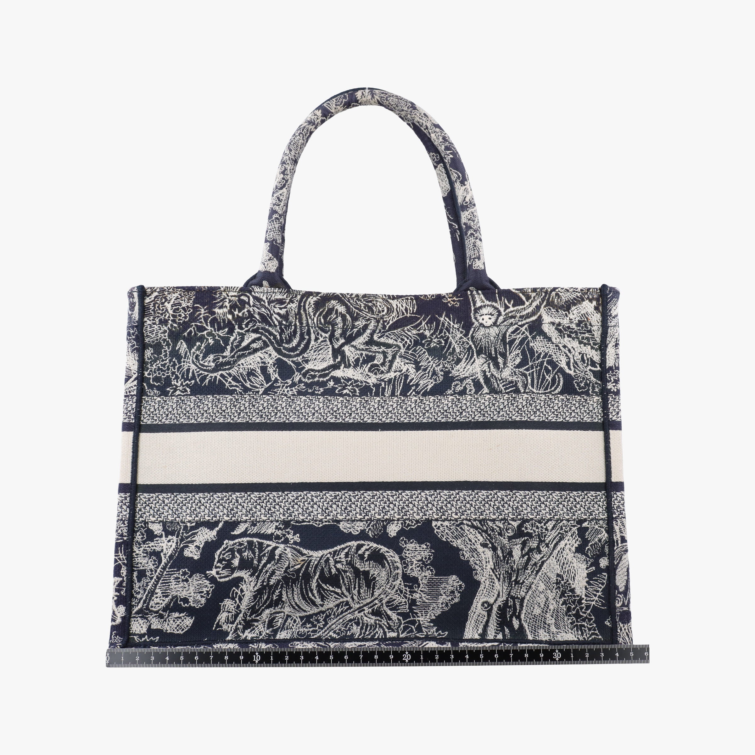 Book Tote Navy Jacquard 50-MA-0242ブックトート ネイビー ジャガード 50-MA-0242