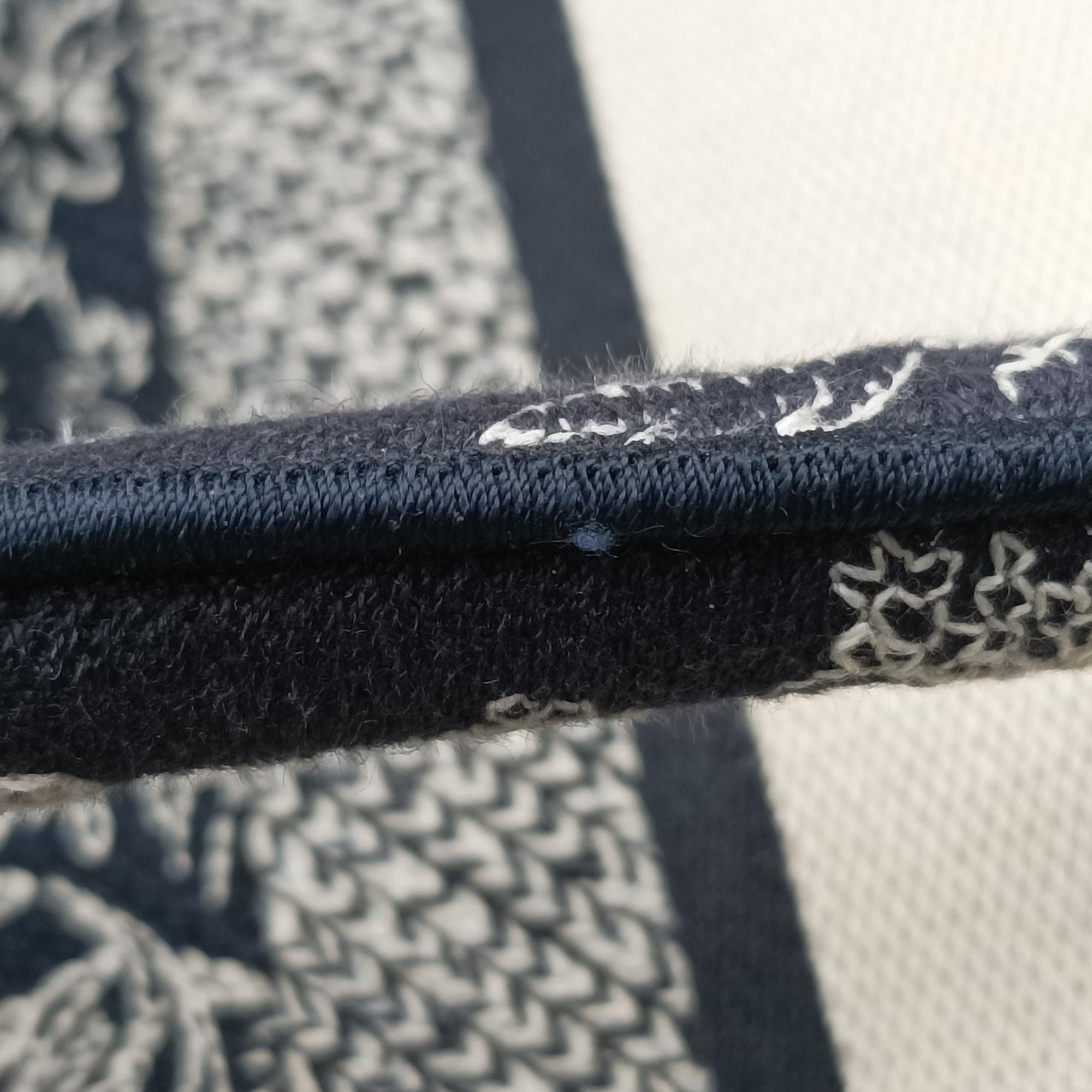 Book Tote Navy Jacquard 50-MA-0242ブックトート ネイビー ジャガード 50-MA-0242