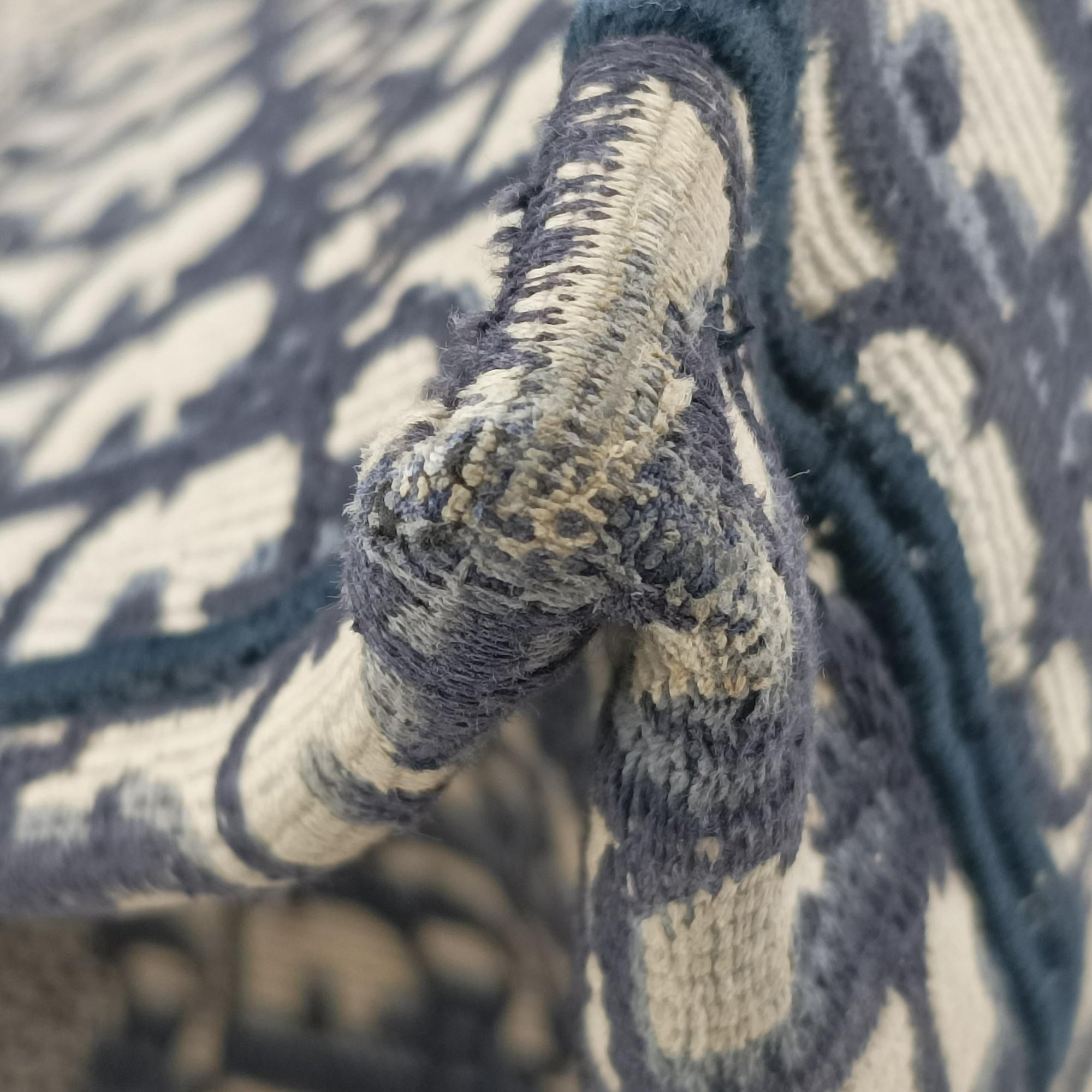 Book Tote Navy Jacquard 50-MA-0221 IC Chipブックトート ネイビー ジャガード 50-MA-0221 ICチップ