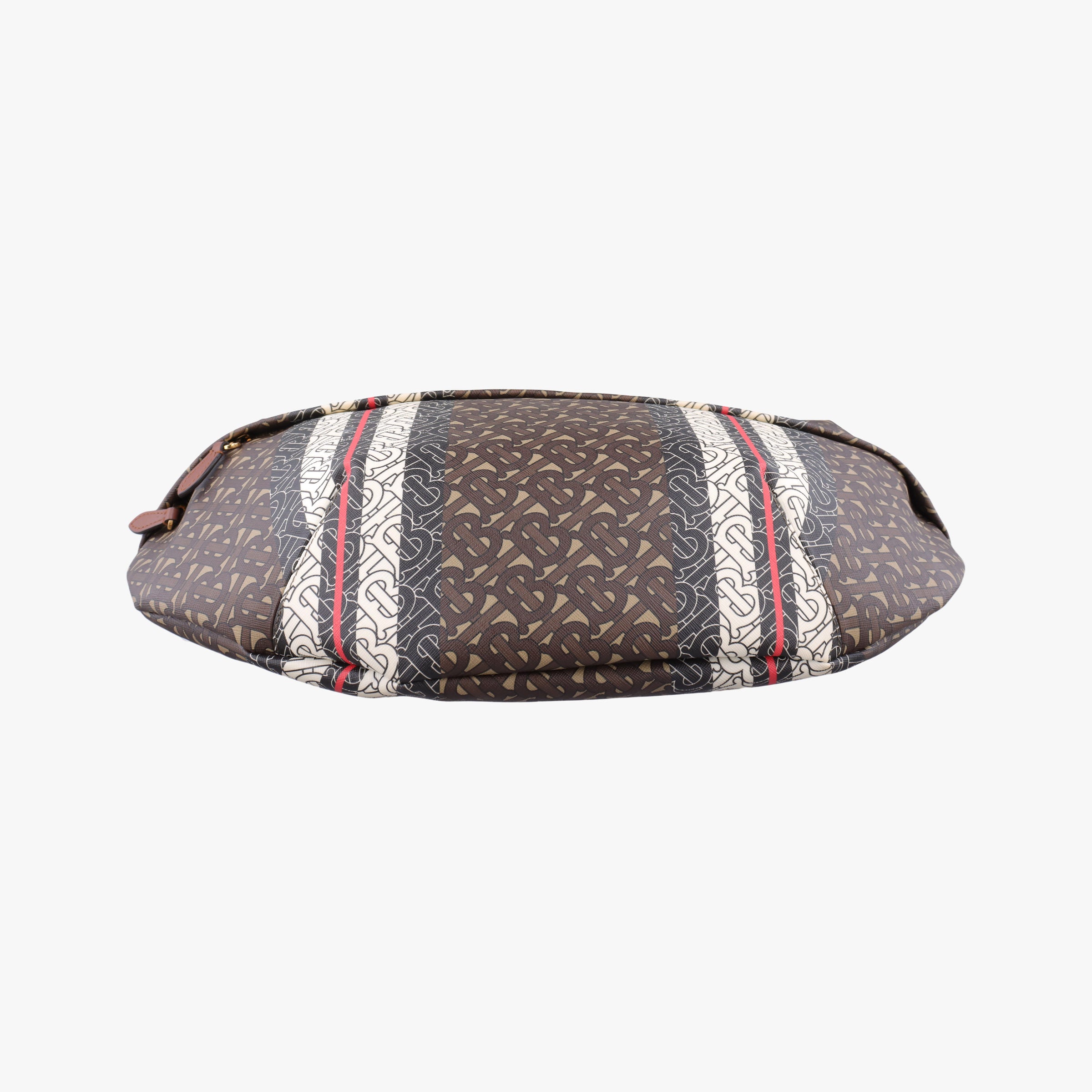 Monogram Stripe Brown×Multicolour PVC coated canvas x leather ITSAMSRL3335CAMモノグラムストライプ ブラウン×マルチカラー PVCコーティングキャンバス×レザー ITSAMSRL3335CAM