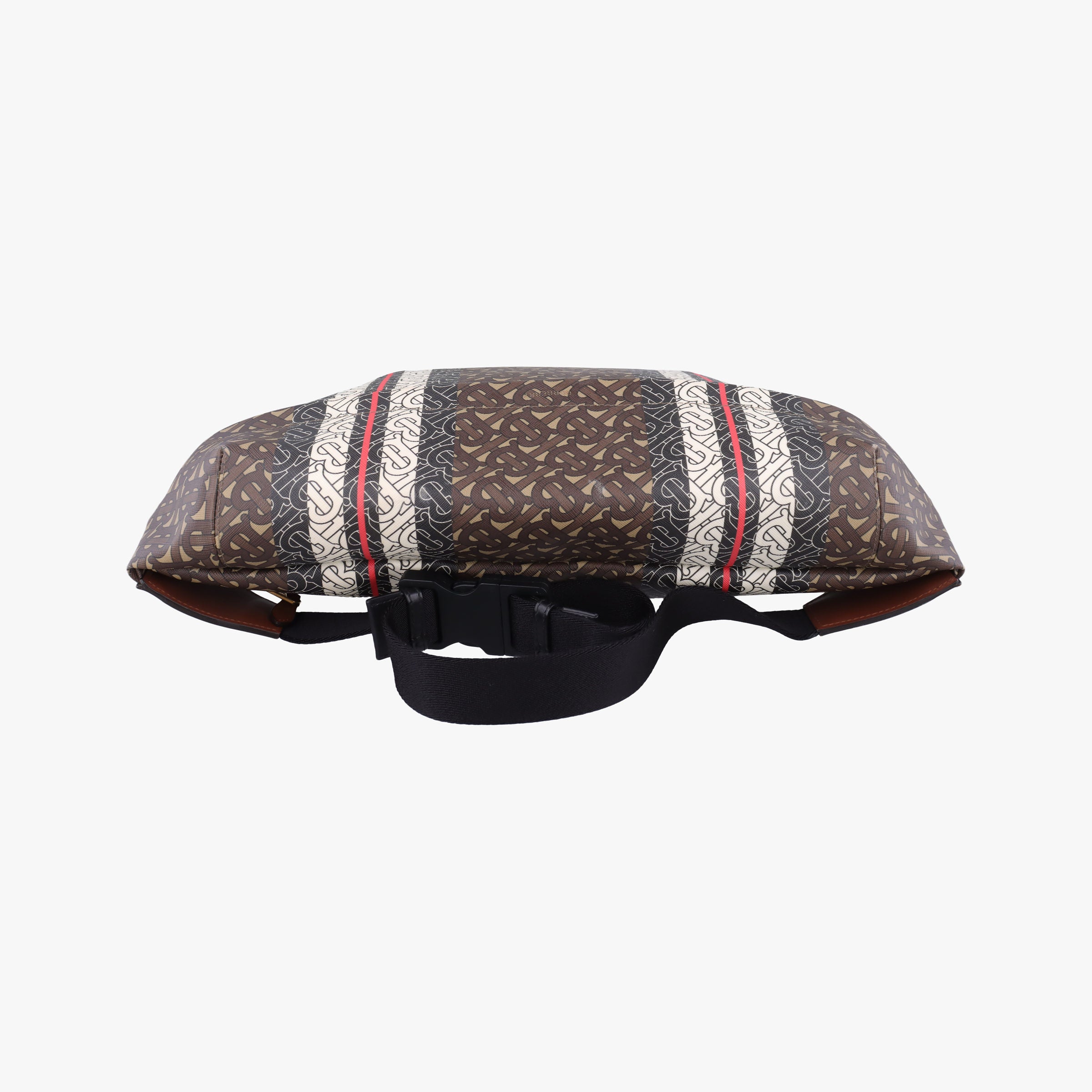Monogram Stripe Brown×Multicolour PVC coated canvas x leather ITSAMSRL3335CAMモノグラムストライプ ブラウン×マルチカラー PVCコーティングキャンバス×レザー ITSAMSRL3335CAM