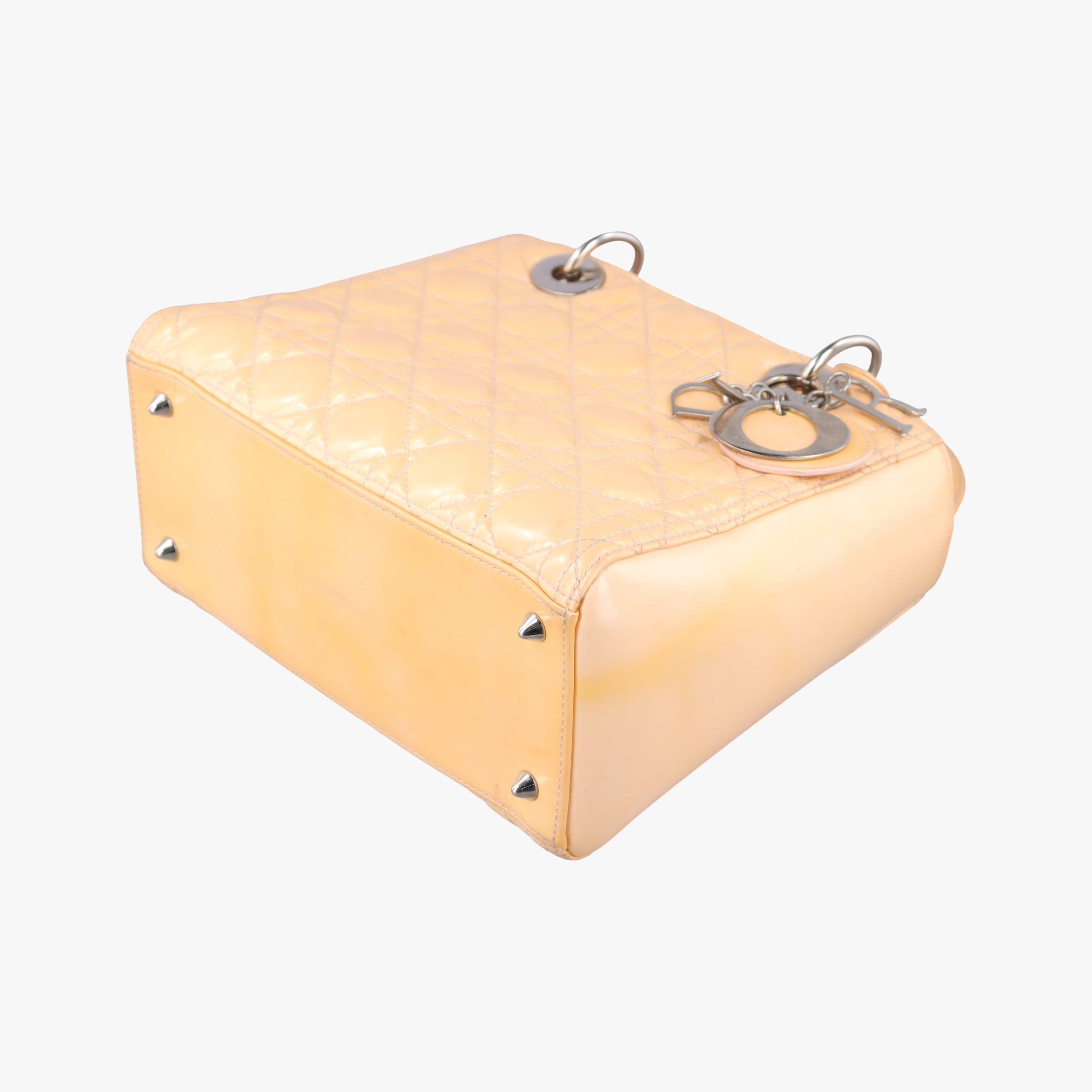 Lady Dior Beige Patent 09-BO-1104レディディオール ベージュ パテント 09-BO-1104