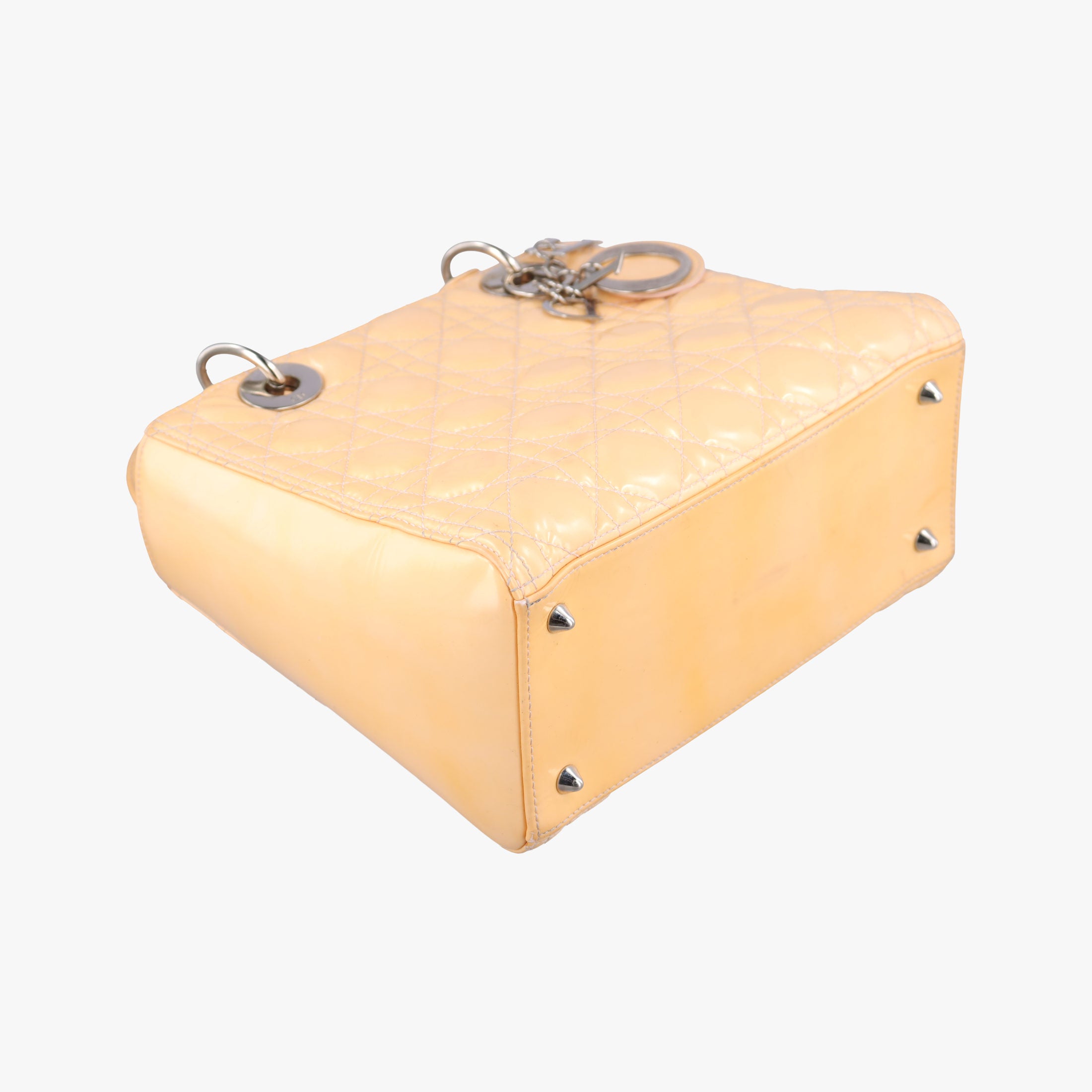 Lady Dior Beige Patent 09-BO-1104レディディオール ベージュ パテント 09-BO-1104