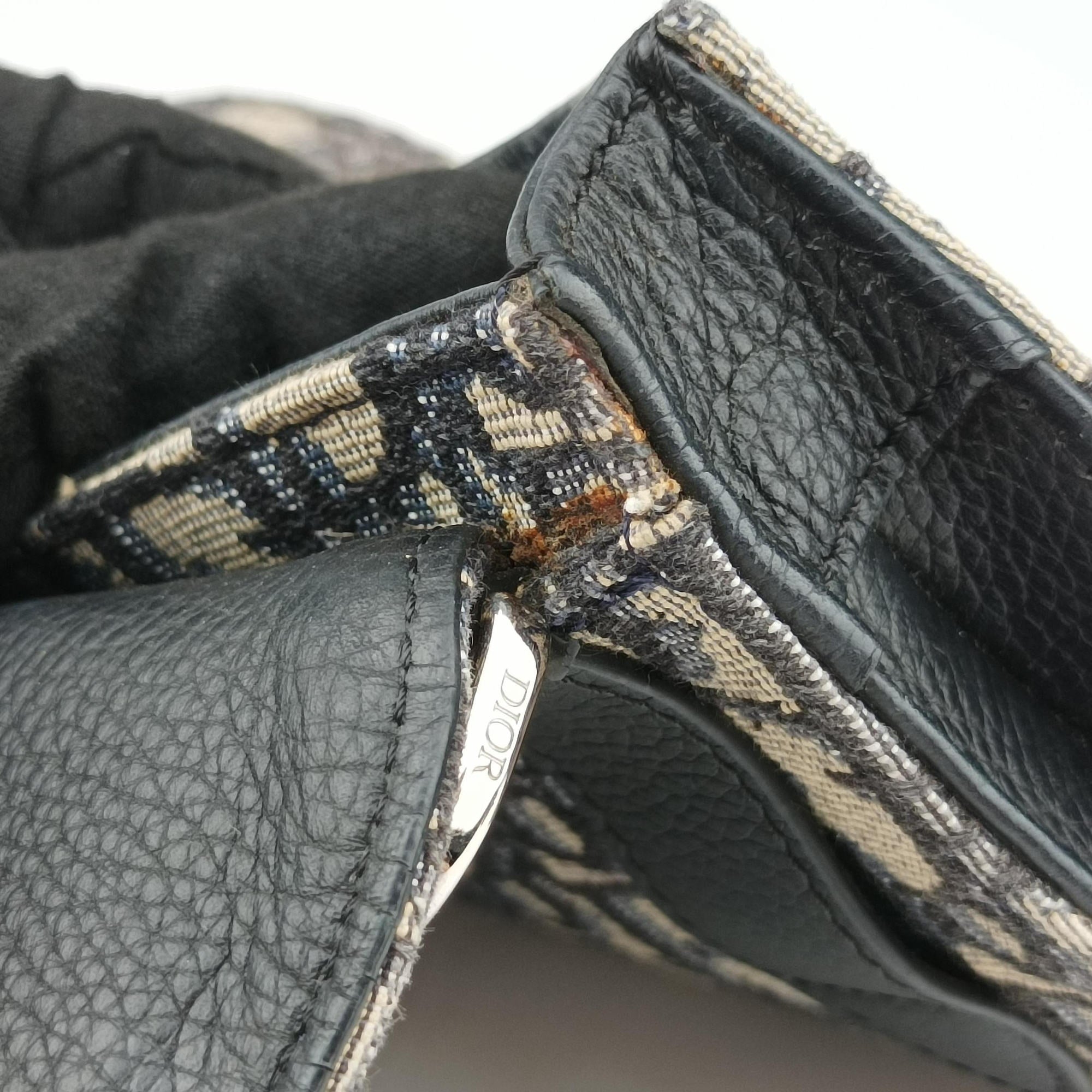 Saddle Pouch Navy×Black Jacquard 07-BO-0270サドル ポーチ ネイビー×ブラック ジャガード 07-BO-0270