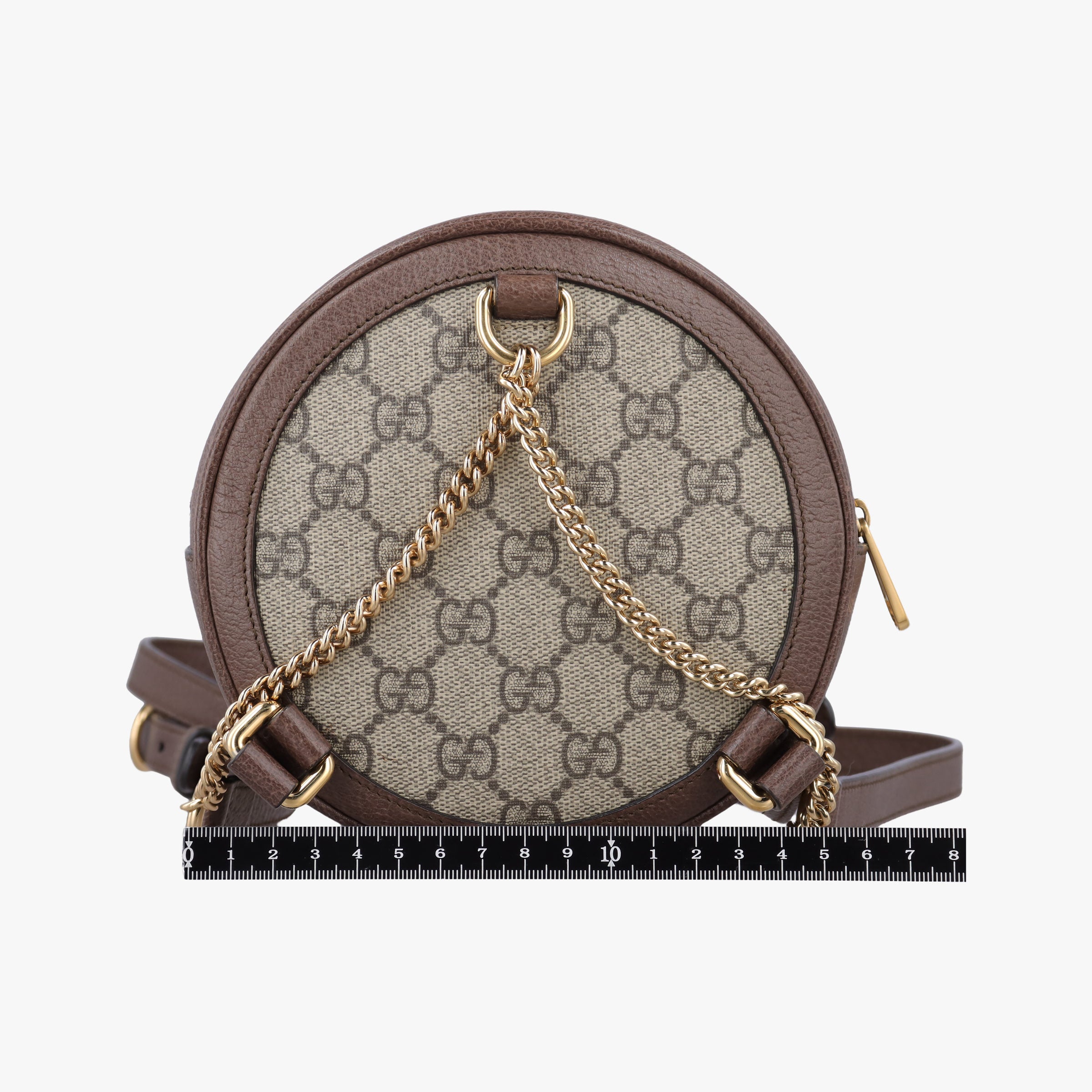 Ophidia Brown×beige×multi PVC coated canvas×Leather 598661 オフィディア ブラウン×ベージュ×マルチ PVCコーティングキャンバス×レザー 598661