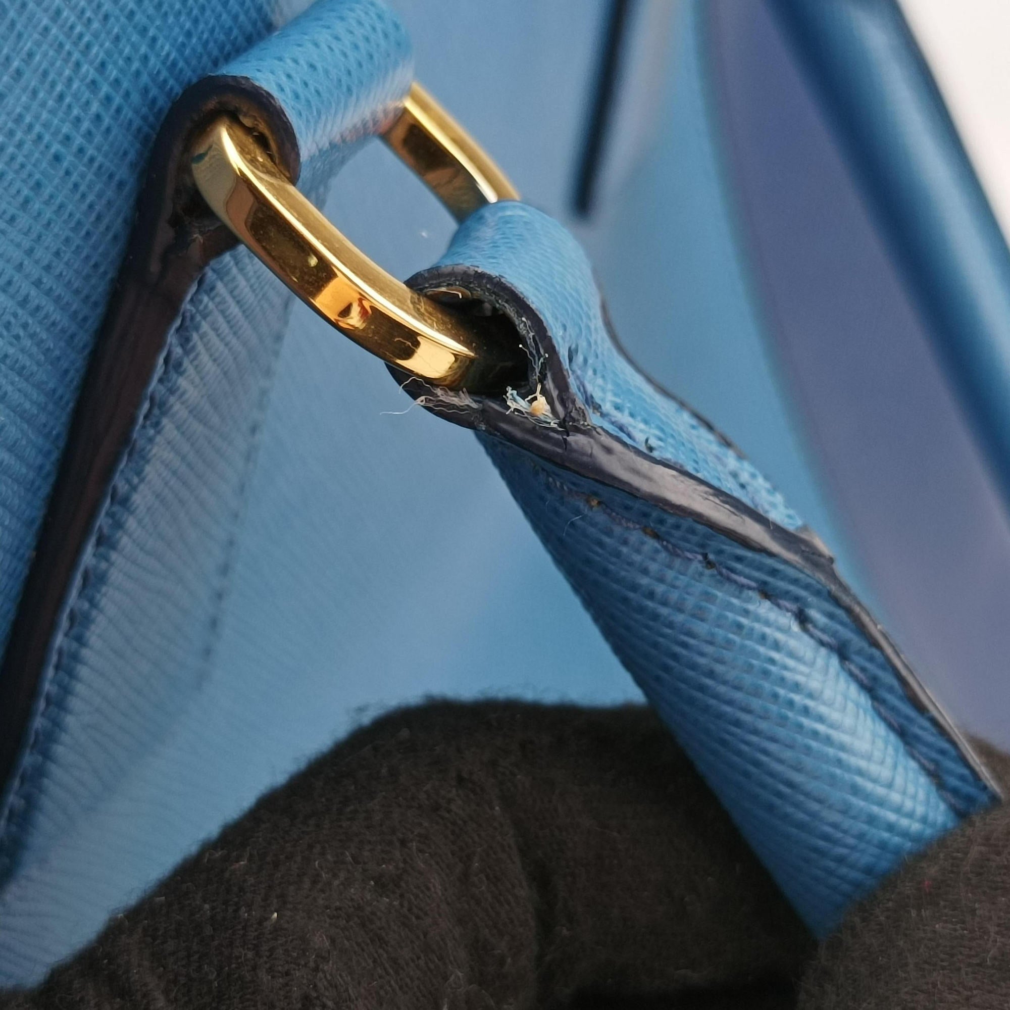 Galleria Blue×Navy SAFFIANO Leather B2274C 180ガレリア ブルー×ネイビー サフィアーノレザー B2274C 180