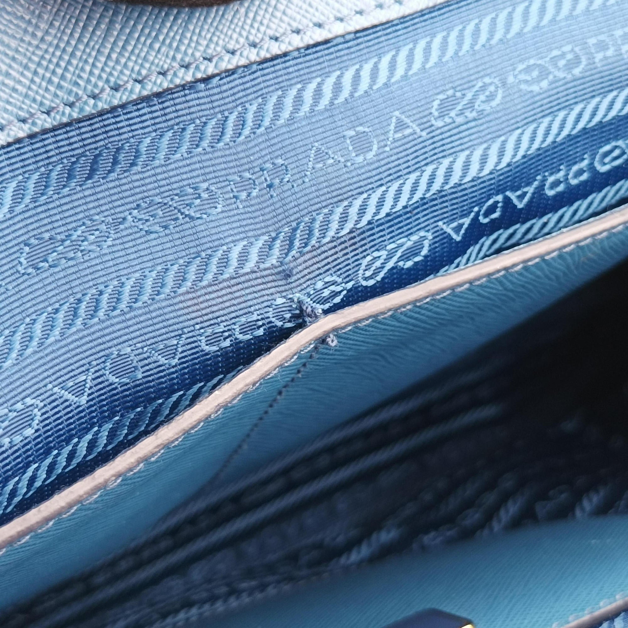 Galleria Blue×Navy SAFFIANO Leather B2274C 180ガレリア ブルー×ネイビー サフィアーノレザー B2274C 180