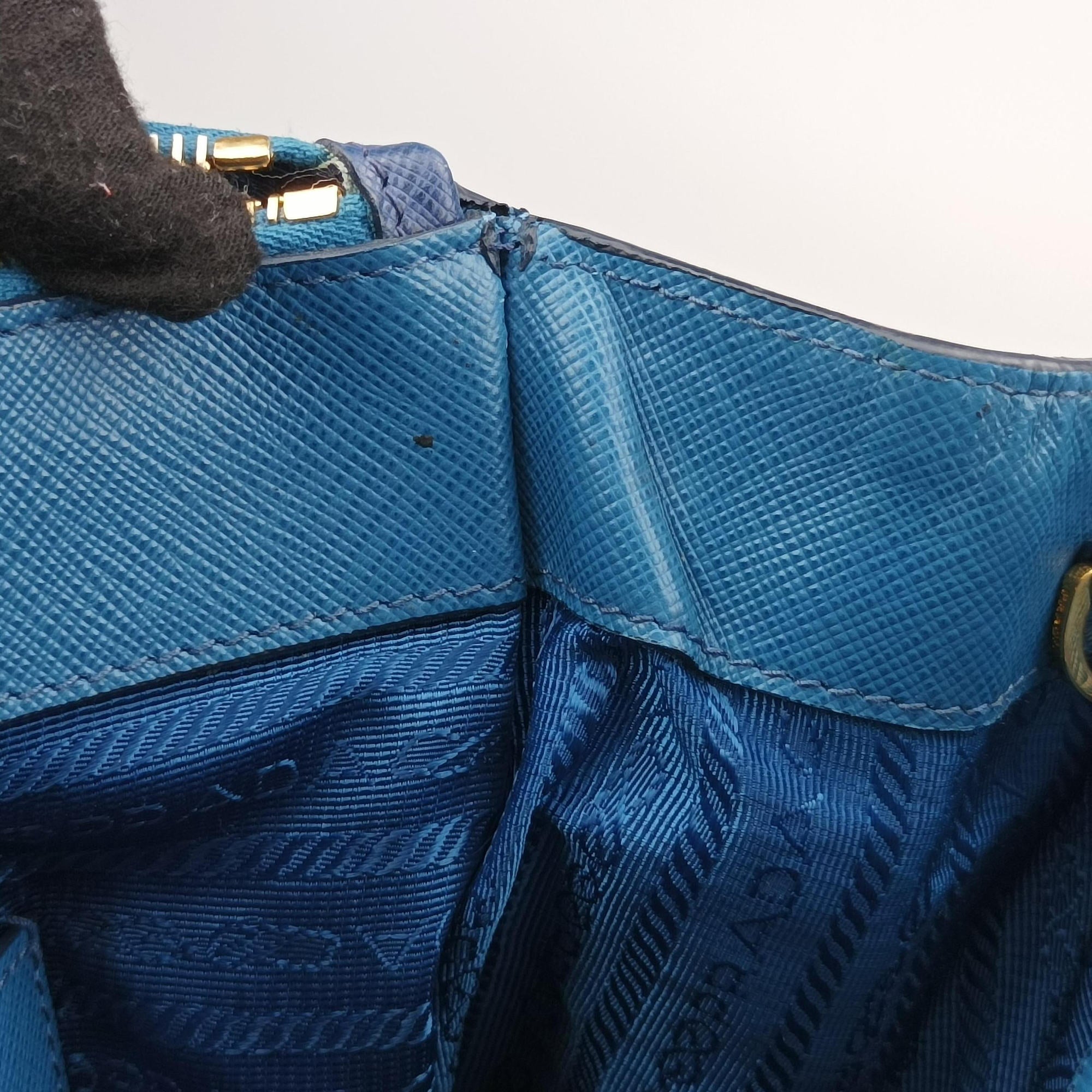 Galleria Blue×Navy SAFFIANO Leather B2274C 180ガレリア ブルー×ネイビー サフィアーノレザー B2274C 180