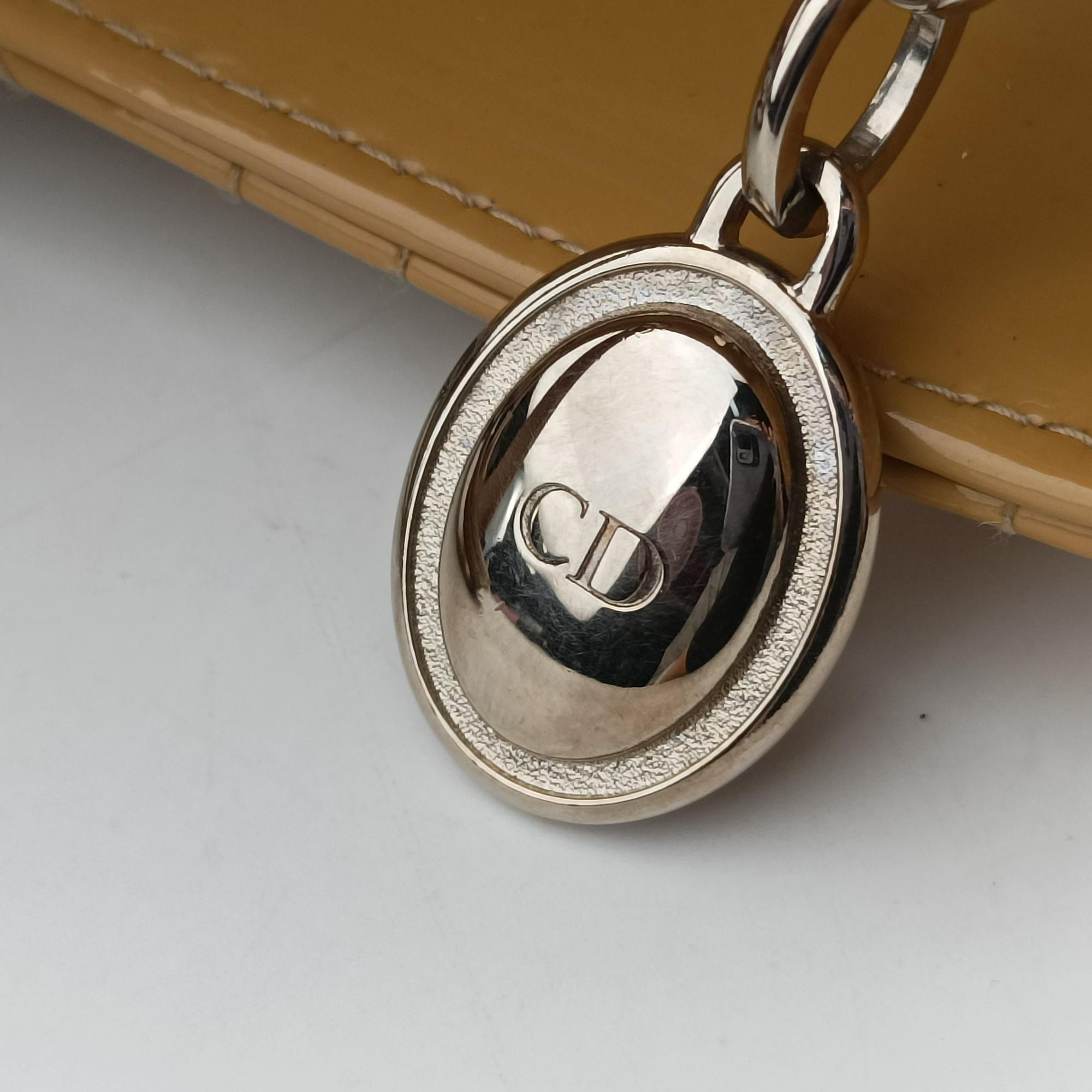 Lady Dior Beige Patent 16-BO-1101 Bレディディオール ベージュ パテント 16-BO-1101 B