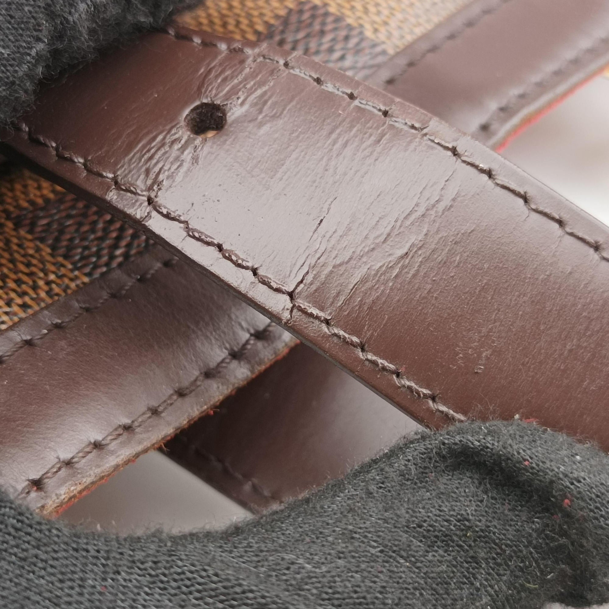 HAMPSTEAD MM EBENE Damier Canvas N51204 Lot number unknownハムプステッドMM エベヌ ダミエキャンバス N51204 製番不明