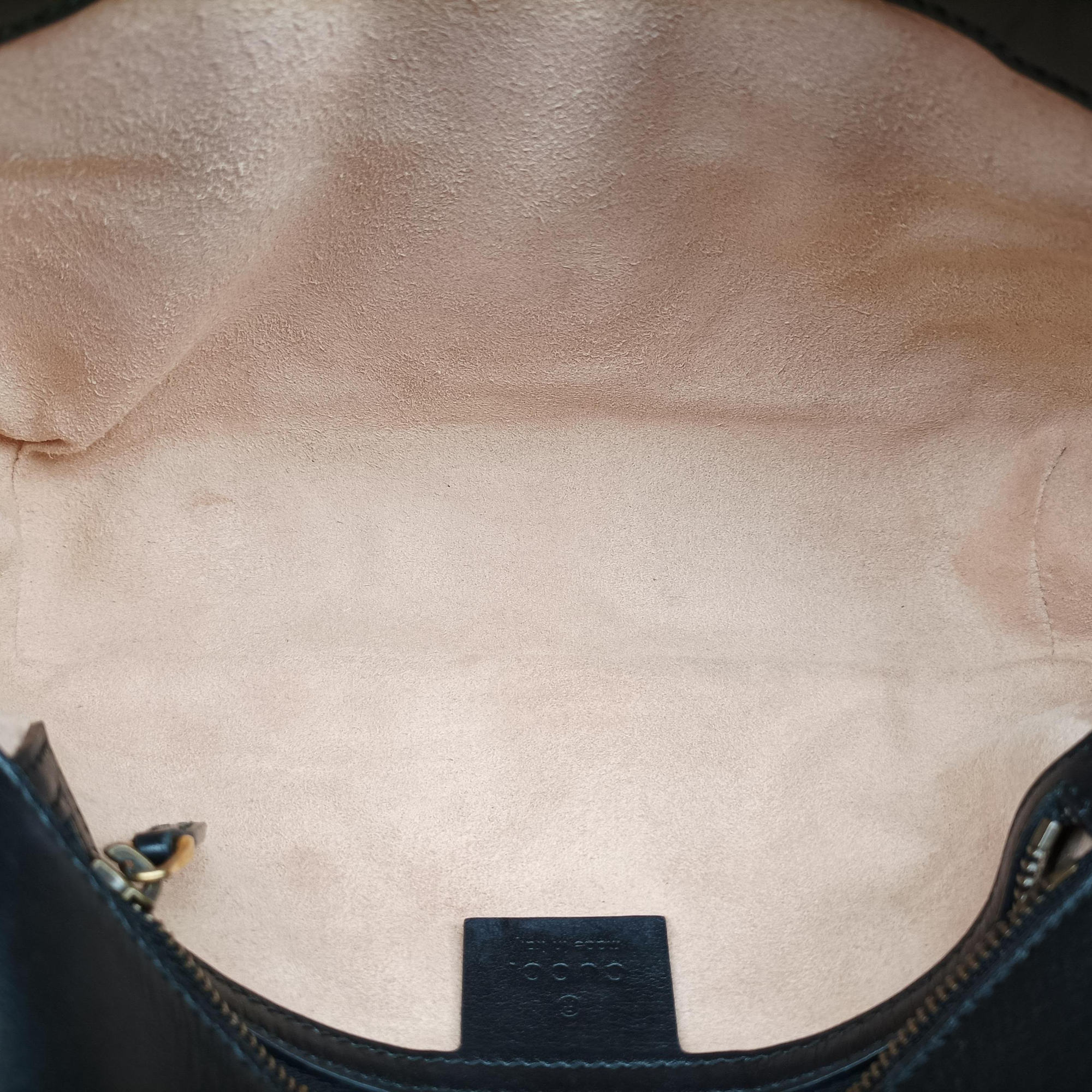 GG Marmont Black Leather 443497 D028585851GGマーモント ブラック レザー 443497 D028585851