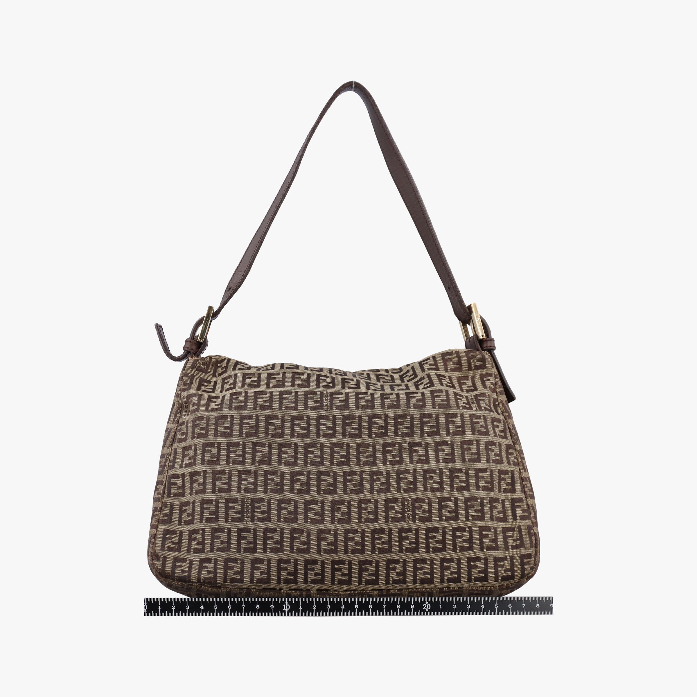 Baguette Zucchino Brown canvasxLeather 8BR01 2288-8BR01-TN9-079マンマバケット ズッキーノ柄 ブラウン キャンバス xレザー 8BR01 2288-8BR01-TN9-079