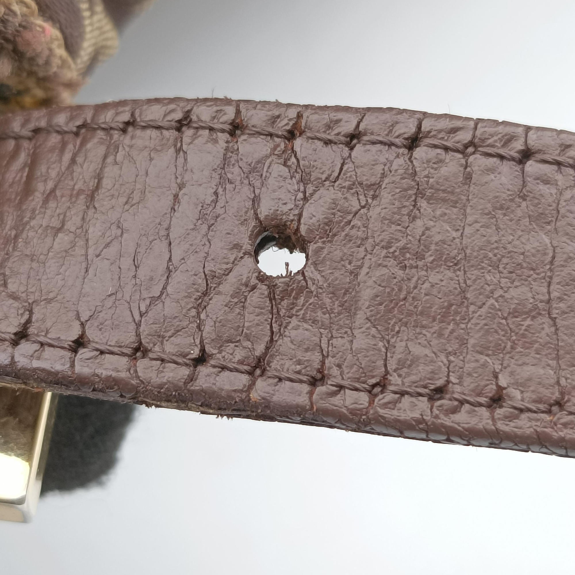 Baguette Zucchino Brown canvasxLeather 8BR01 2288-8BR01-TN9-079マンマバケット ズッキーノ柄 ブラウン キャンバス xレザー 8BR01 2288-8BR01-TN9-079