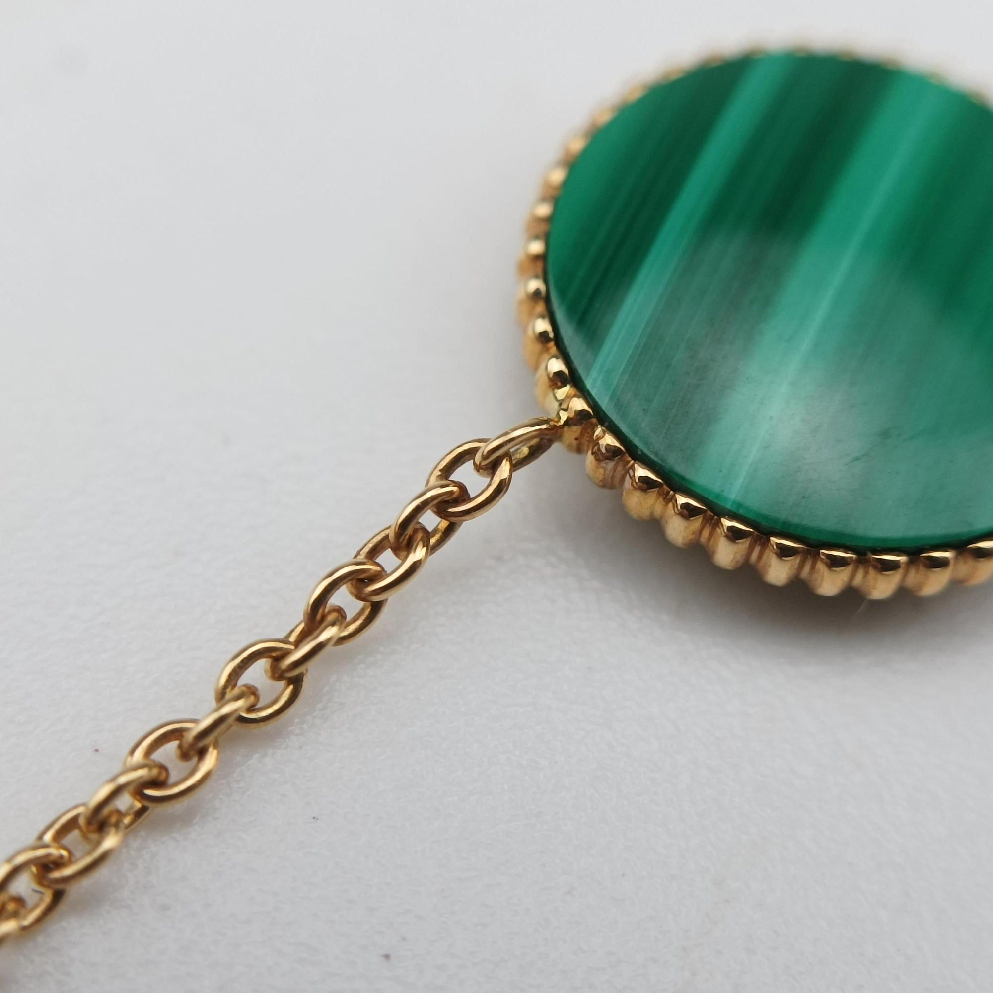 Rose des Vents medallion Golden×Green AU750 105362ローズデヴァン メダリオン ゴールド×グリーン AU750 105362