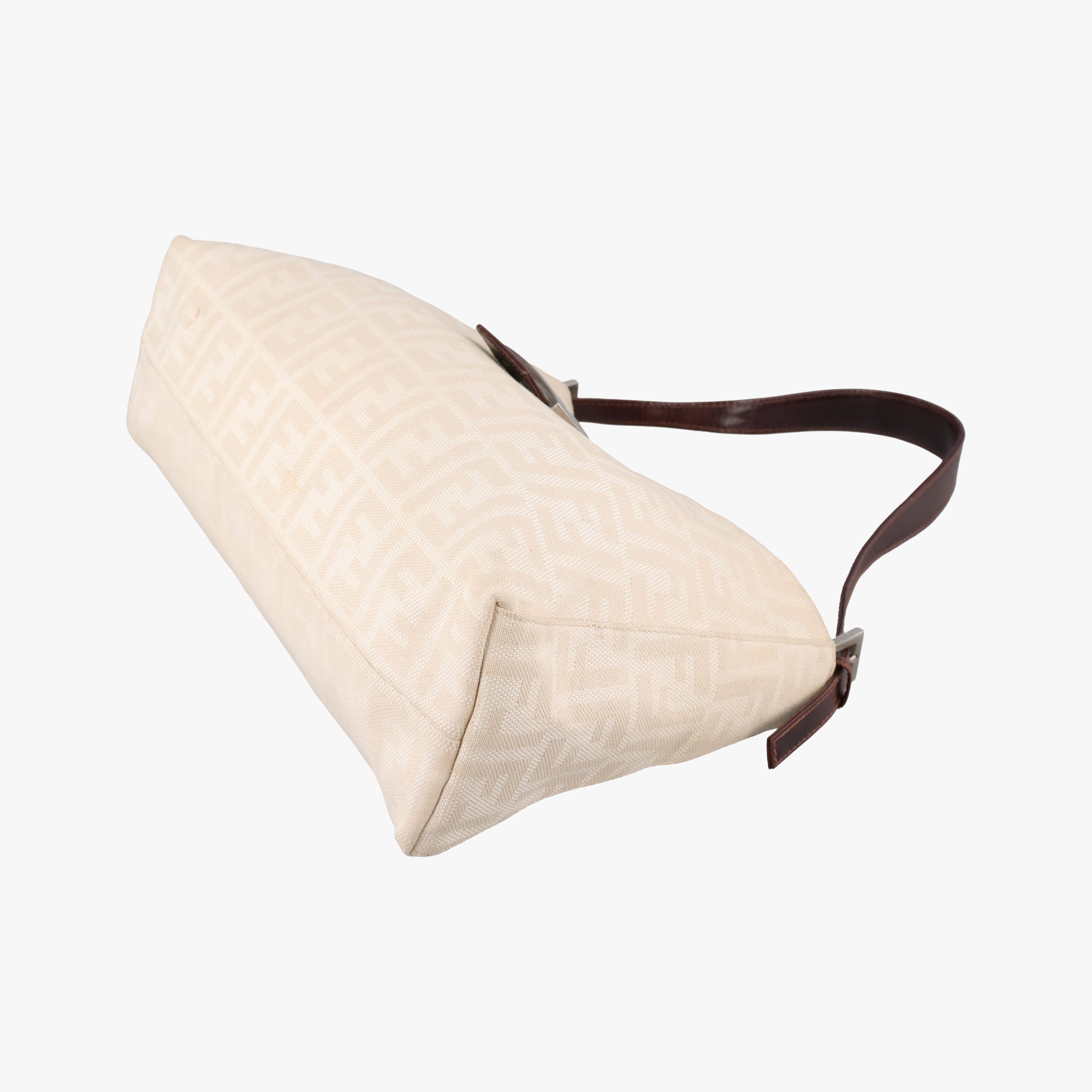 Mamma Baguette Beige × Brown canvas×leather 091611 0916115 1002マンマバケット ベージュ × ブラウン キャンバス×レザー 091611 0916115 1002