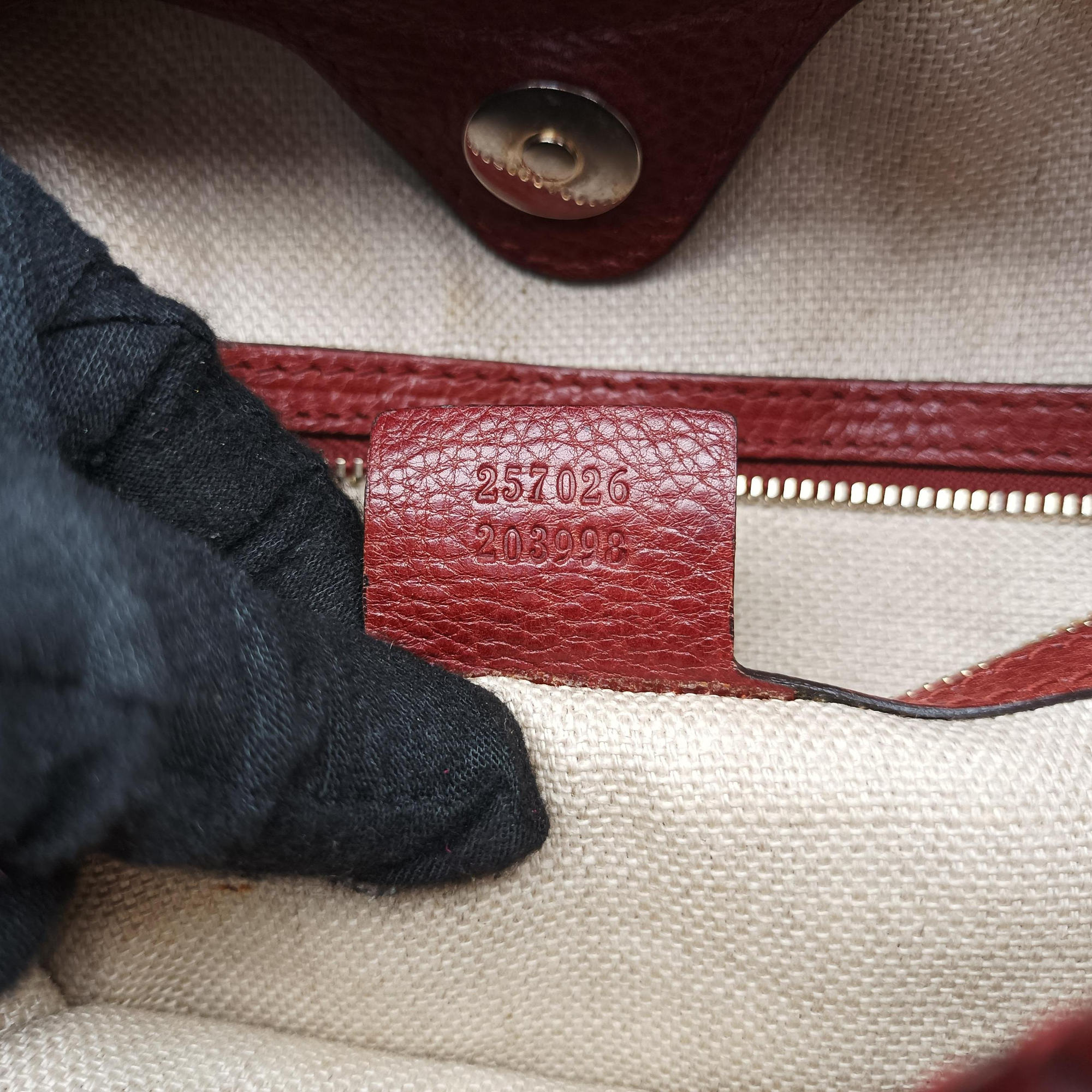Marrakech Beige × Brown Canvas×Leather 257026 F010094839マラケシュ ベージュ × ブラウン キャンバス×レザー 257026 F010094839