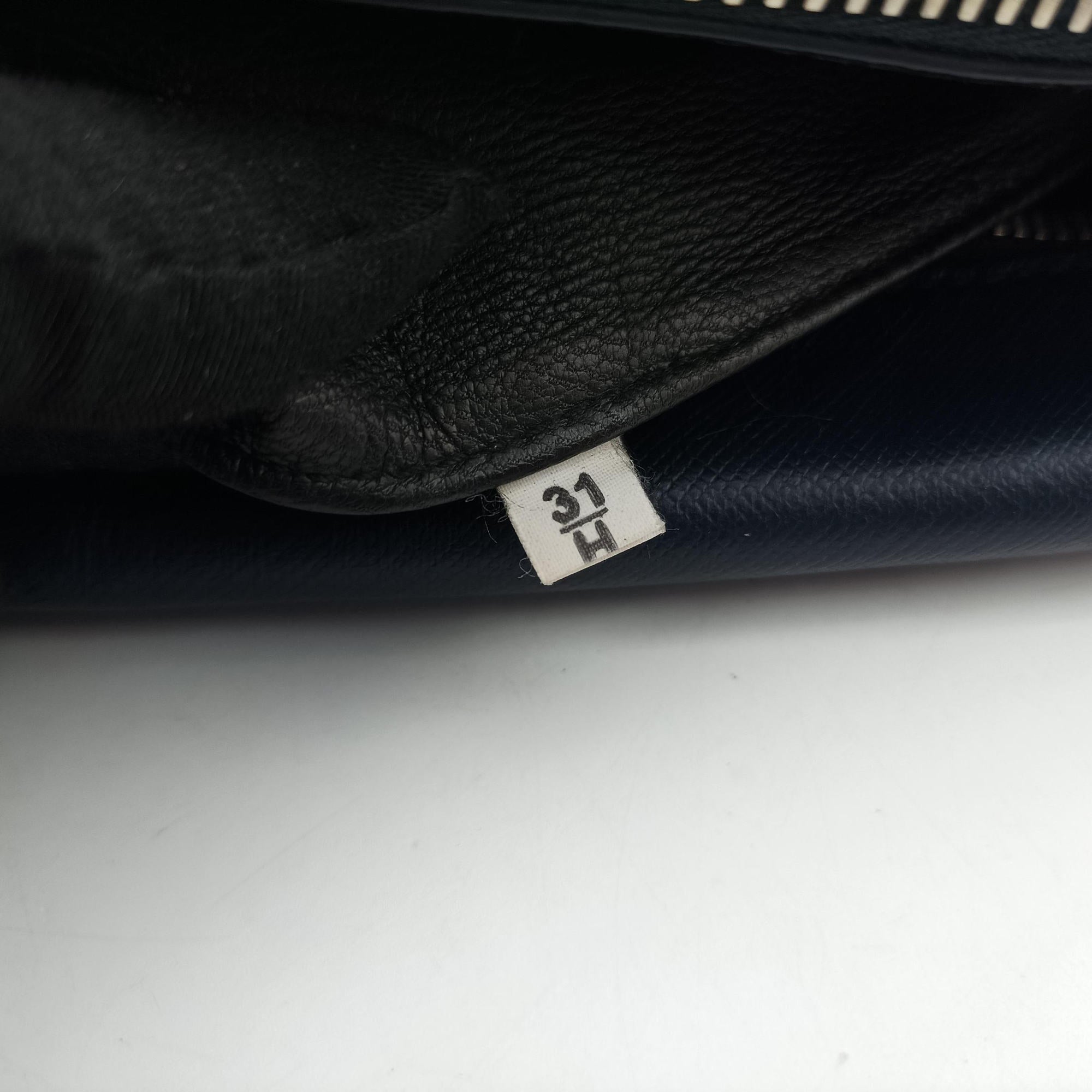 business bag briefcase Navy SAFFIANO Leather 2VE363 31/H 158ビジネスバッグ ブリーフケース ネイビー サフィアーノレザー 2VE363 31/H 158