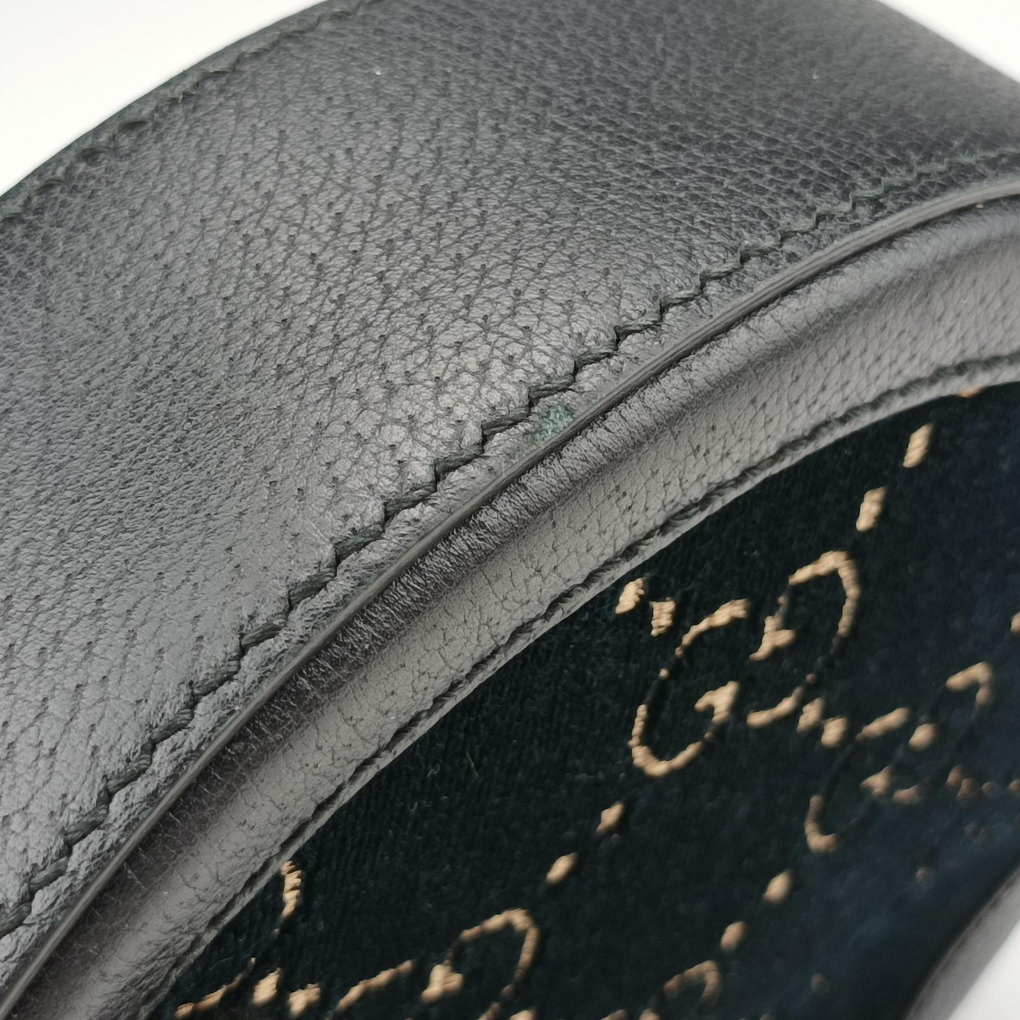 Ophidia Navy × Black velour×Leather 574978 B028749375オフィディア ネイビー × ブラック ベロア×レザー 574978 B028749375