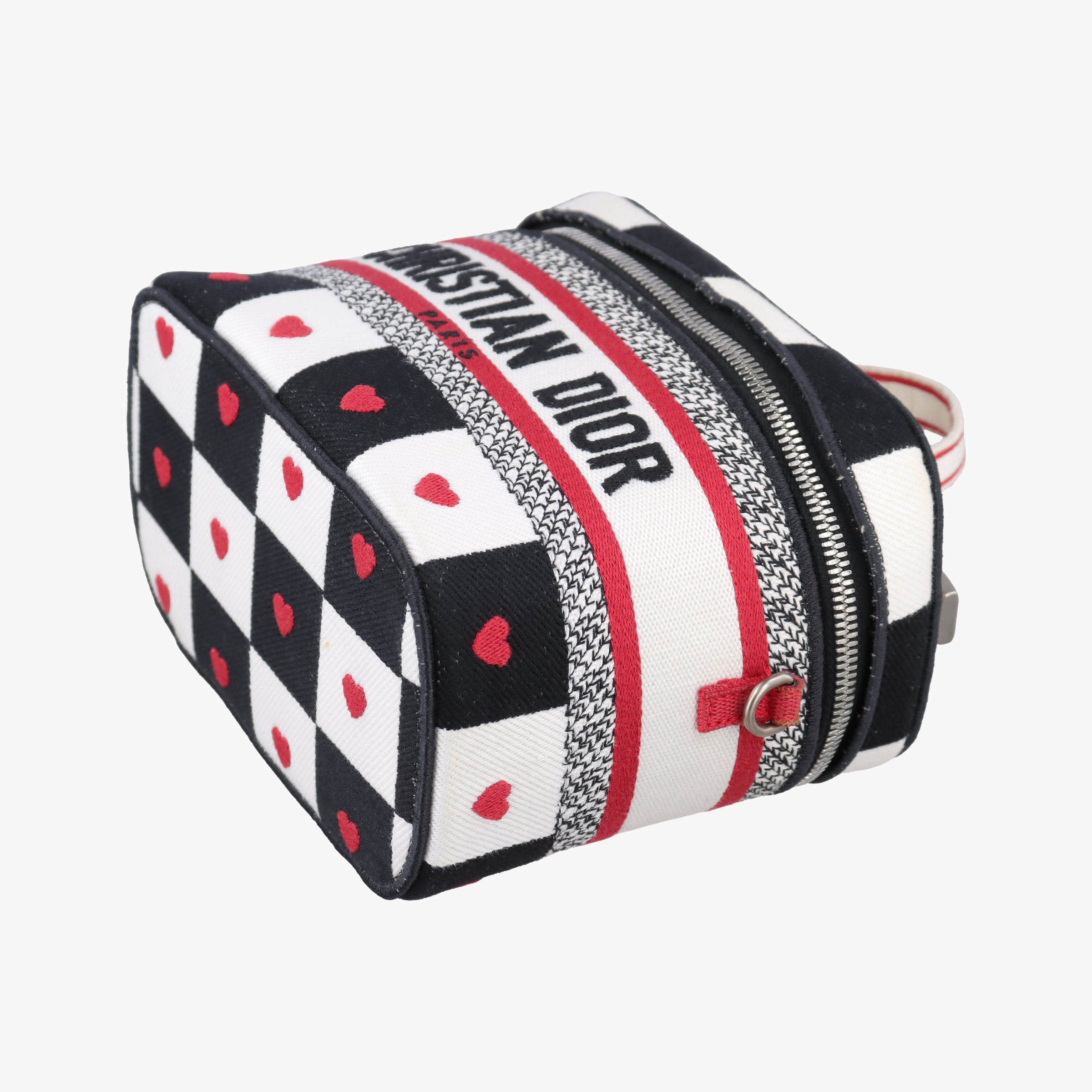 Travel Black × white × red jacquard canvas 50-MA-0251 トラベル ブラック × ホワイト × レッド ジャガードキャンバス 50-MA-0251