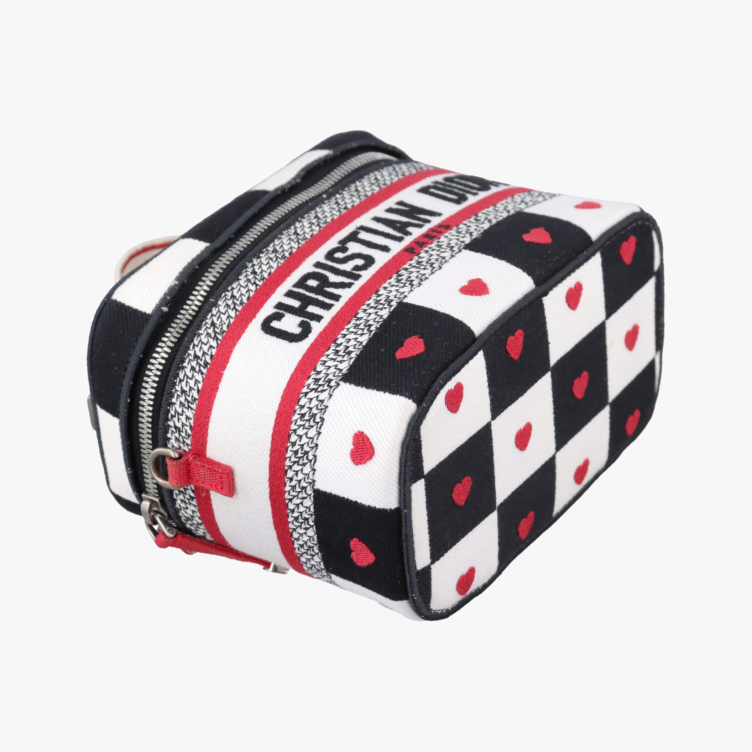 Travel Black × white × red jacquard canvas 50-MA-0251 トラベル ブラック × ホワイト × レッド ジャガードキャンバス 50-MA-0251