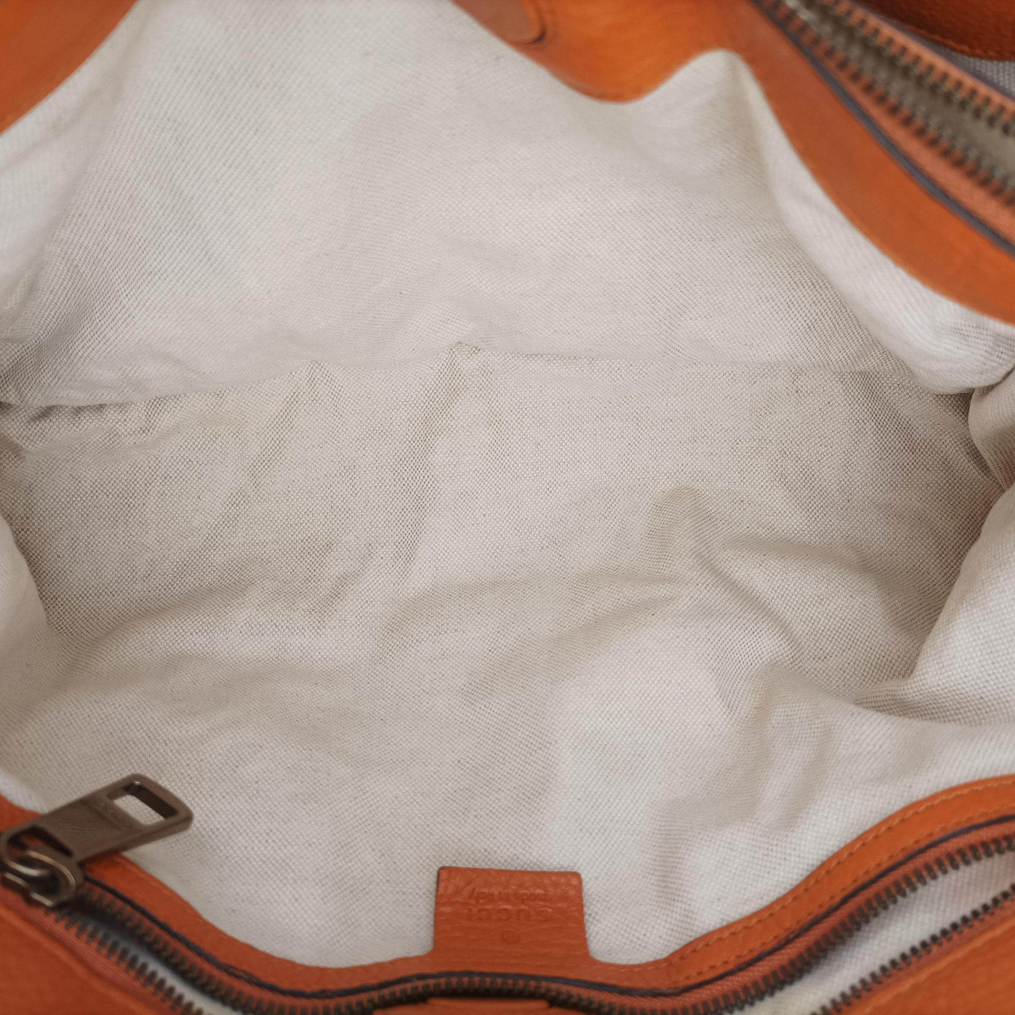 Bamboo Shopper Orange Leather 323660 H015887873バンブーショッパー オレンジ レザー 323660 H015887873