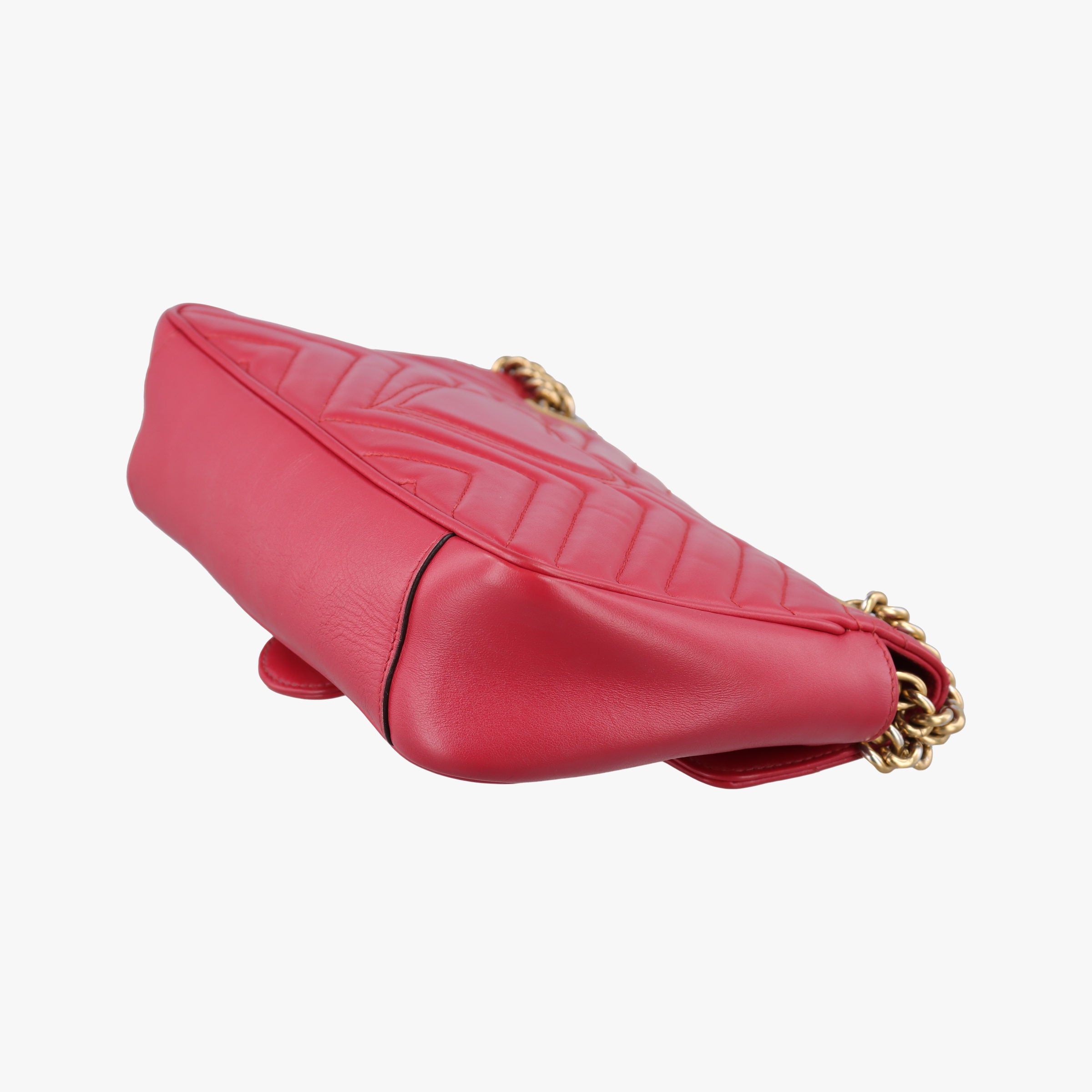 GG Marmont Red Leather 443497 F024406431GGマーモント レッド レザー 443497 F024406431