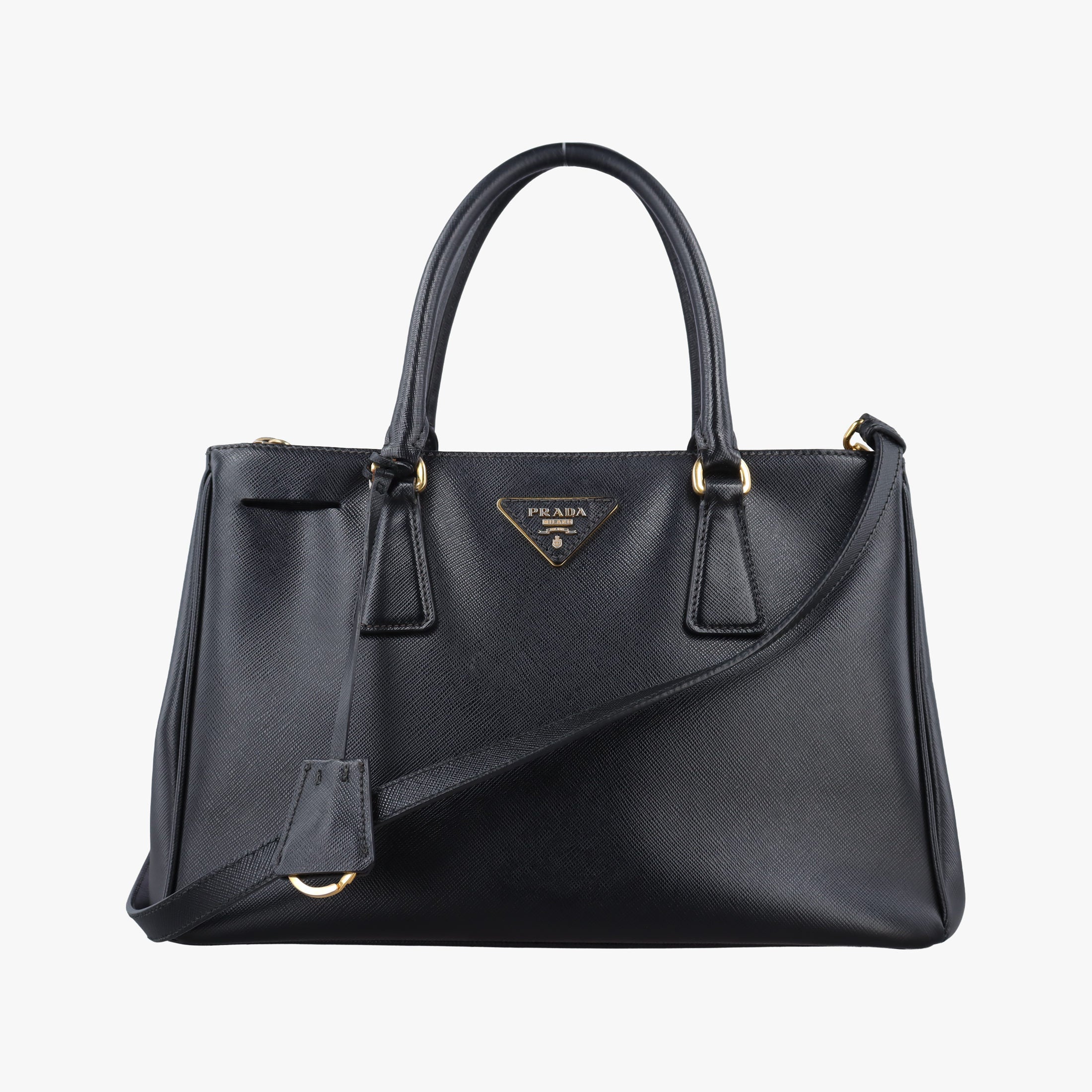 Galleria Black SAFFIANO Leather BN2274 14 Xガレリア ブラック サフィアーノレザー BN2274 14 X