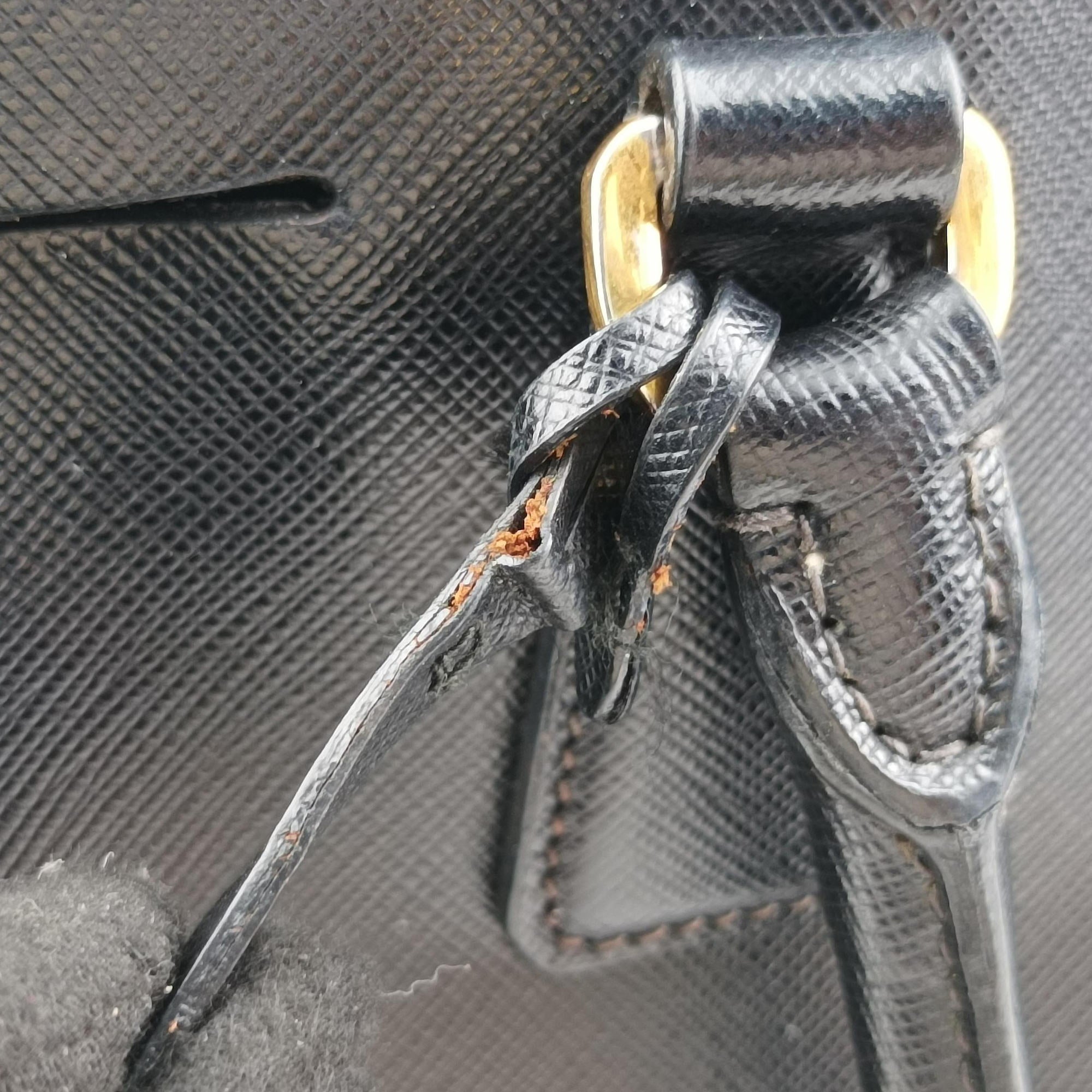 Galleria Black SAFFIANO Leather BN2274 14 Xガレリア ブラック サフィアーノレザー BN2274 14 X