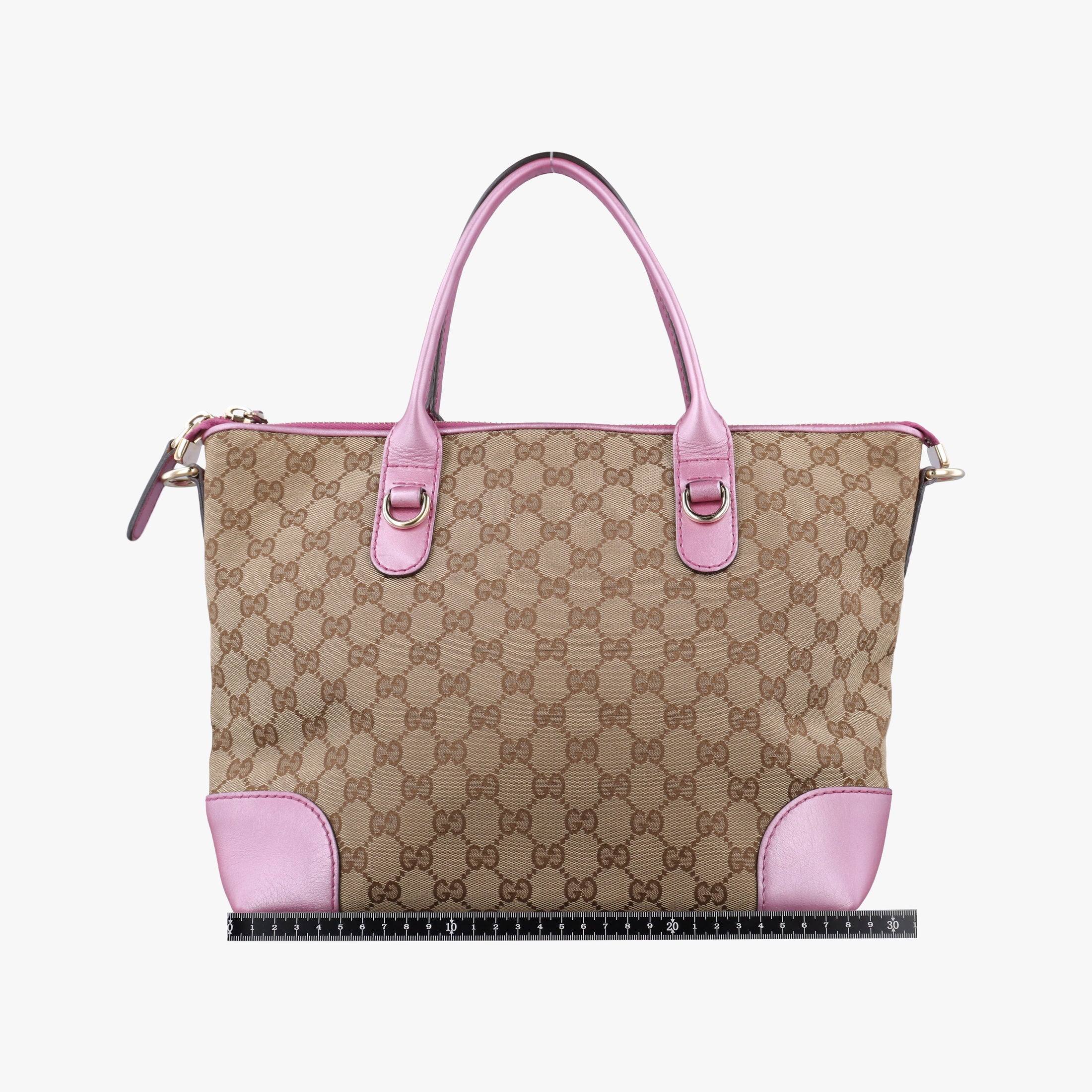 Guccissima Heart Bit Beige × Pink Canvas×Leather 269957 H011347766グッチシマ ハートビット ベージュ×ピンク キャンバス×レザー 269957 H011347766